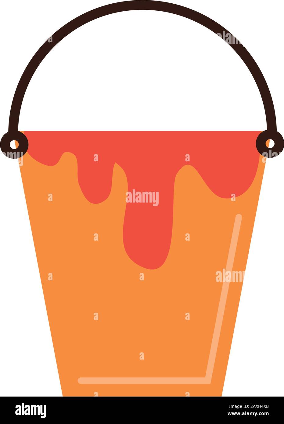 paint bucket tool construction isolated icon Stock Vector Image & Art ...