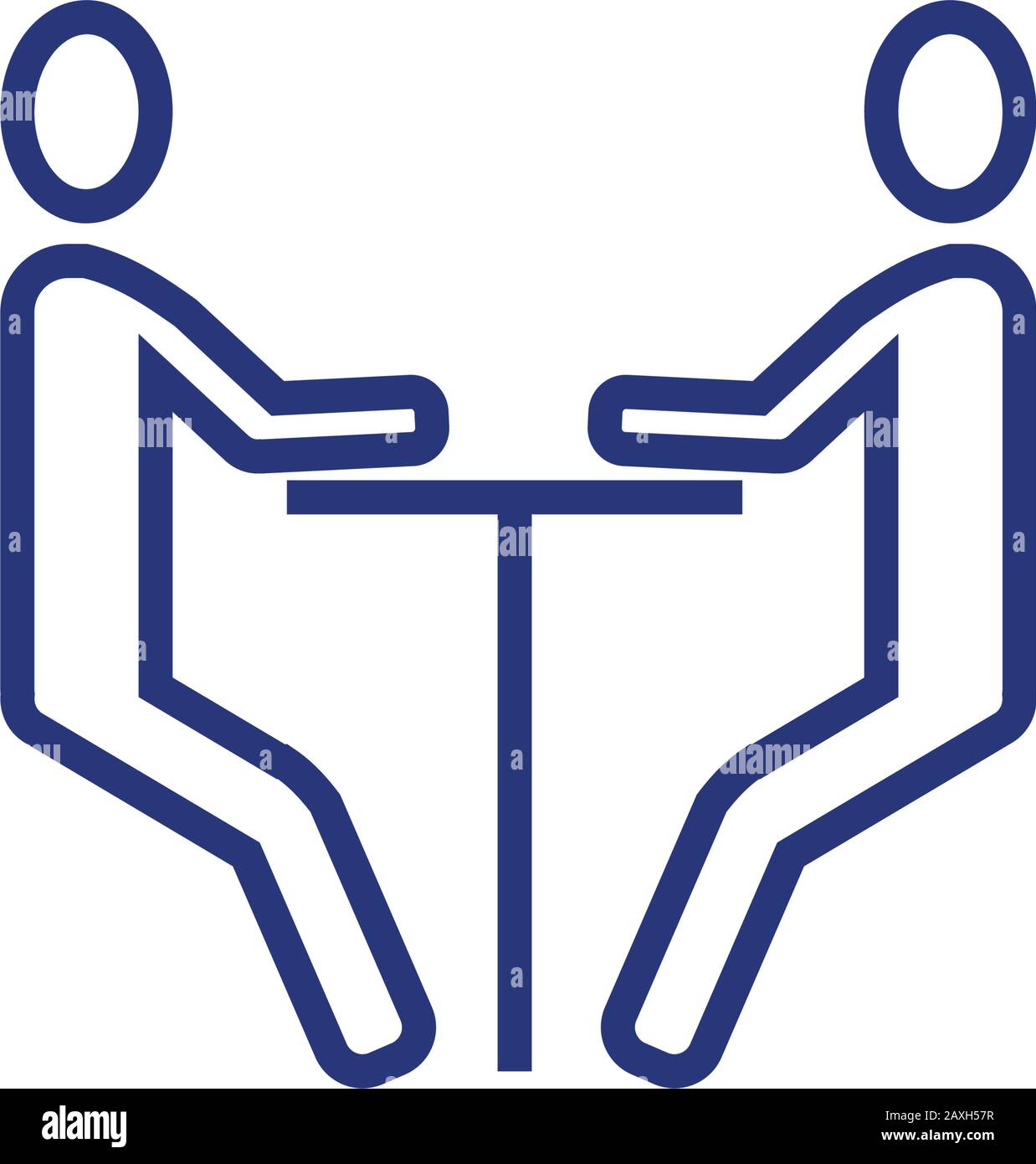 business people avatars in table seated Stock Vector Image & Art - Alamy