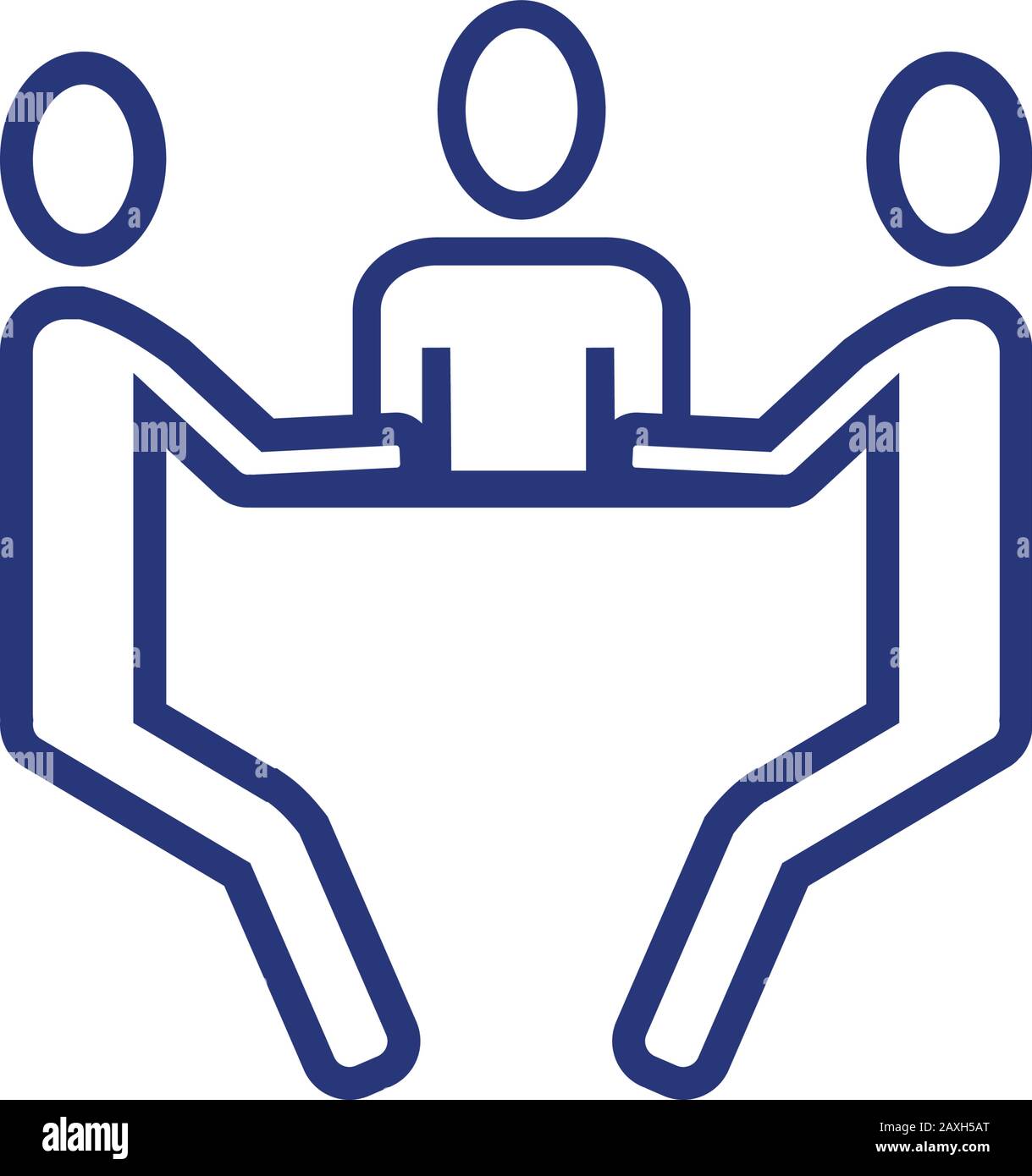 business people avatars in table seated Stock Vector Image & Art - Alamy