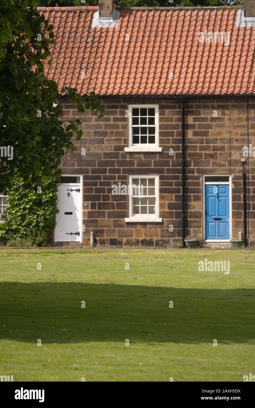 Cottages, Great Ayton, North Yorkshire Stock Photo Alamy