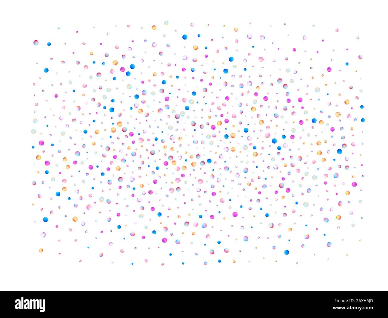 Confetti new background celebration. Colored mesh balls galaxy