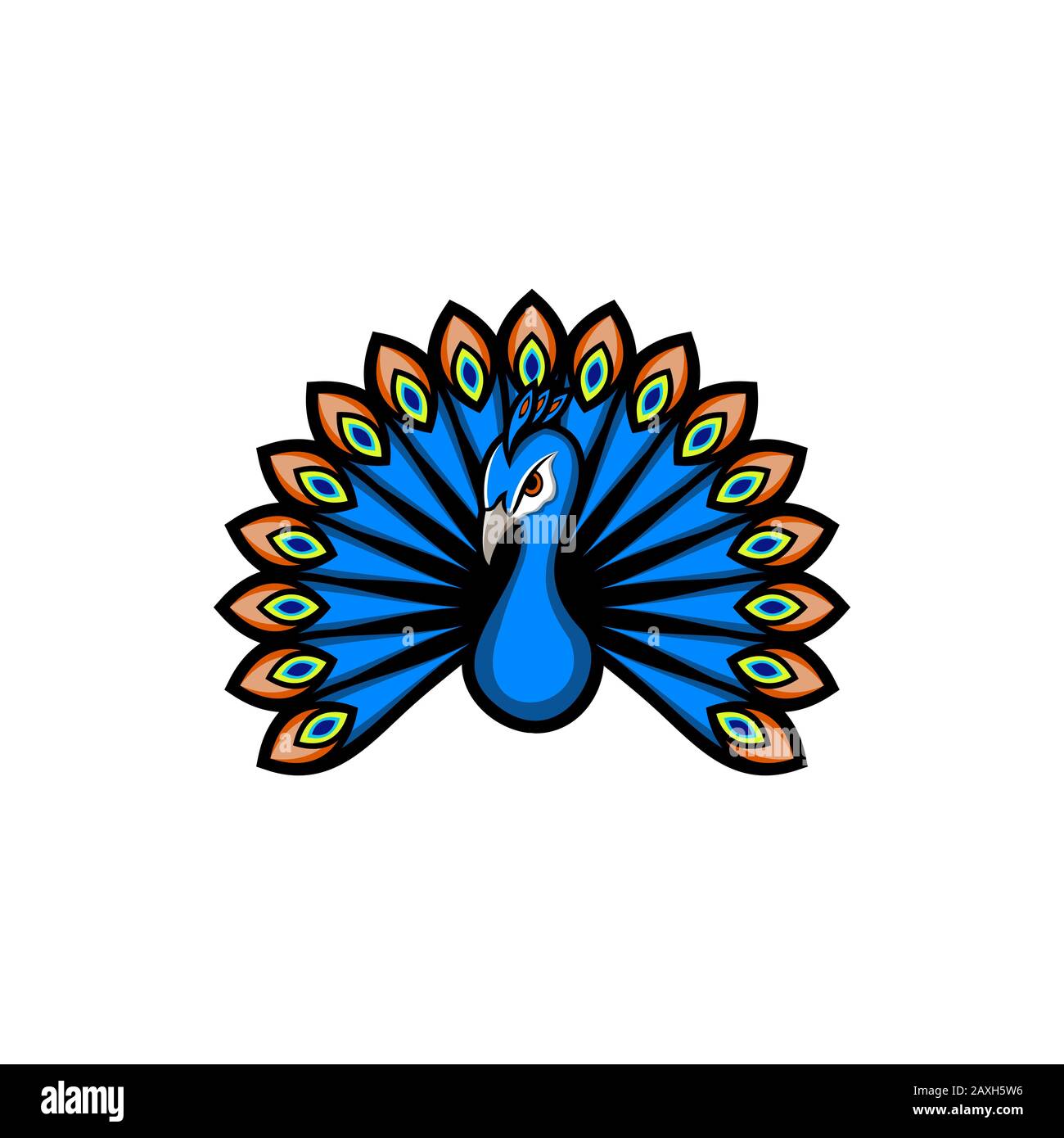 peacock vector illustration mascot design 26570895 Vector Art at