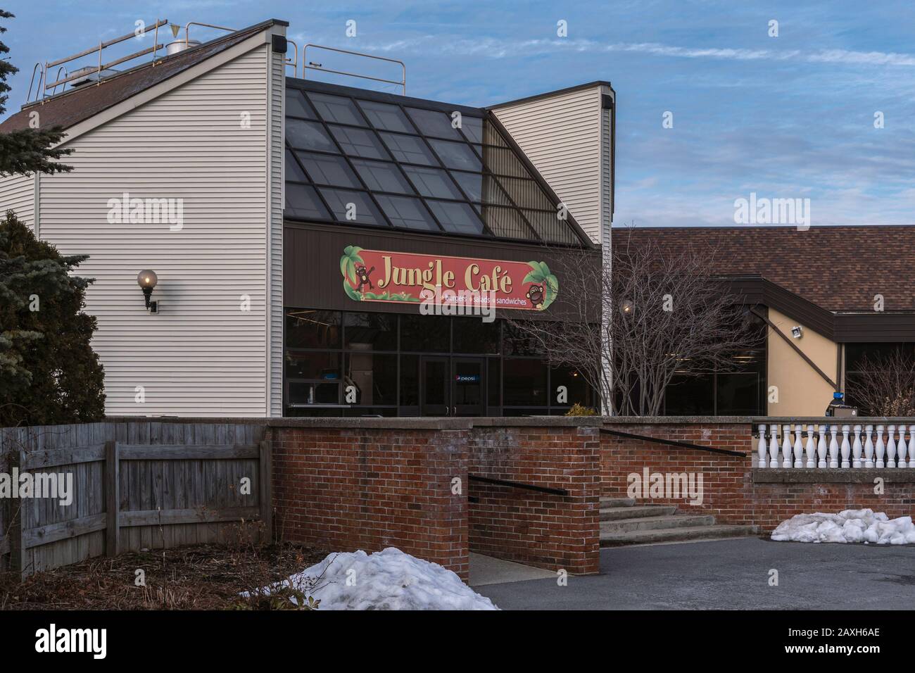 SYRACUSE, NEW YORK FEB 05, 2020 Closeup View of Rosamond Gifford Zoo