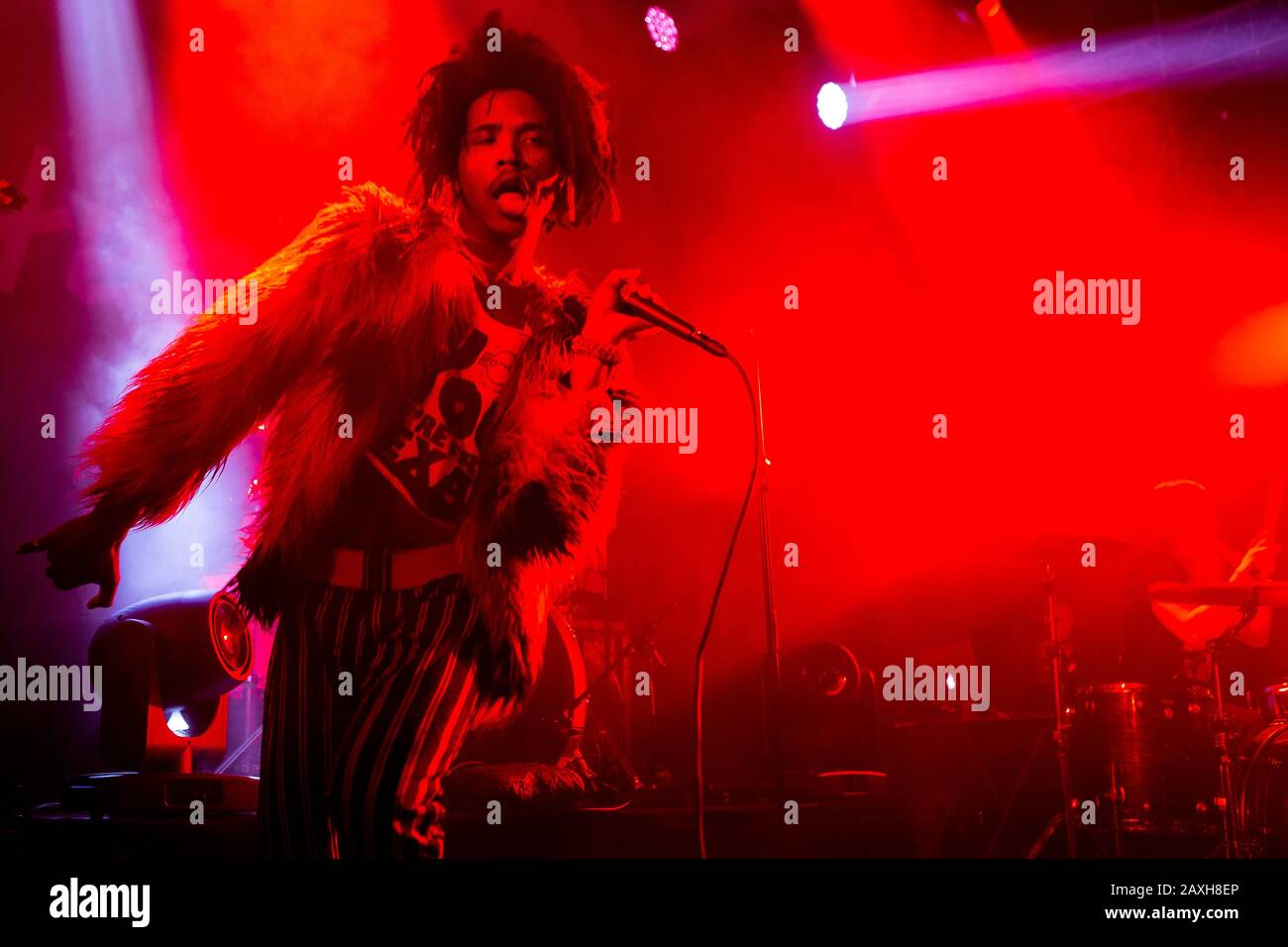Oslo, Norway. 11th Feb, 2020. The American singer and rapper De'Wayne Jackson performs a live concert at Parkteatret in Oslo. (Photo Credit: Gonzales Photo/Per-Otto Oppi/Alamy Live News). Stock Photo