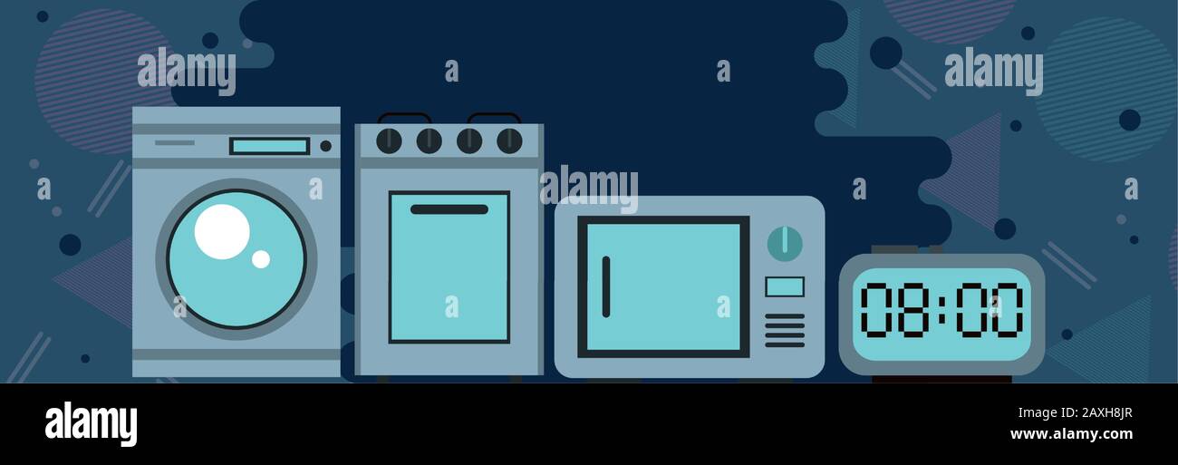 Washing machine alarm clock hi-res stock photography and images - Alamy