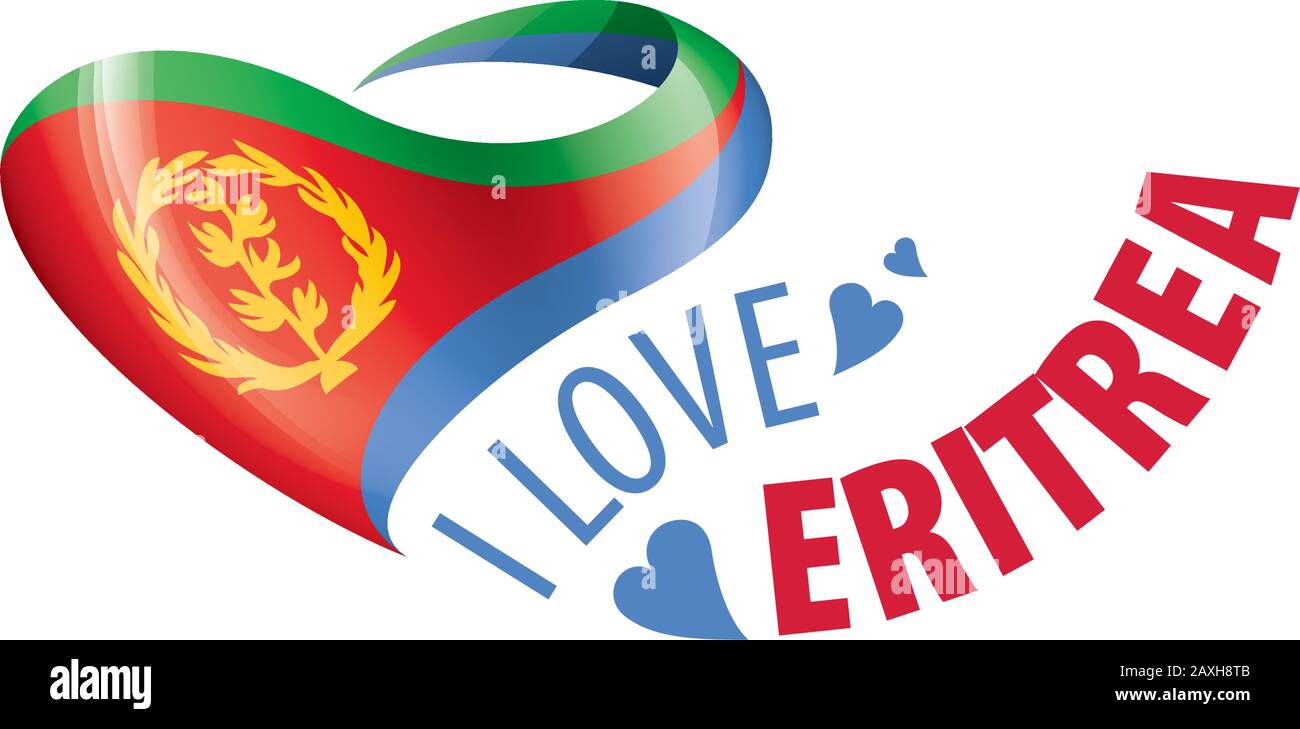 Anstecker-Pin 'I Love ERITREA' – 38 Mm Metall-Button Mit Sicherheitsnadel, Hochwertige Verarbeitung