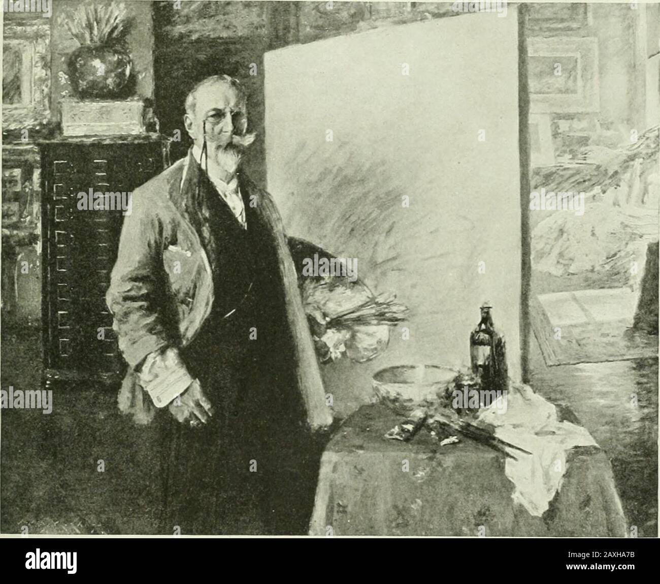 International Studio T Fact That Caused It To Be One Of The Most Interest Ing Picture Shows Ever Held At The Academy A Self Portrait Of The Late William M Chase Lent By The
