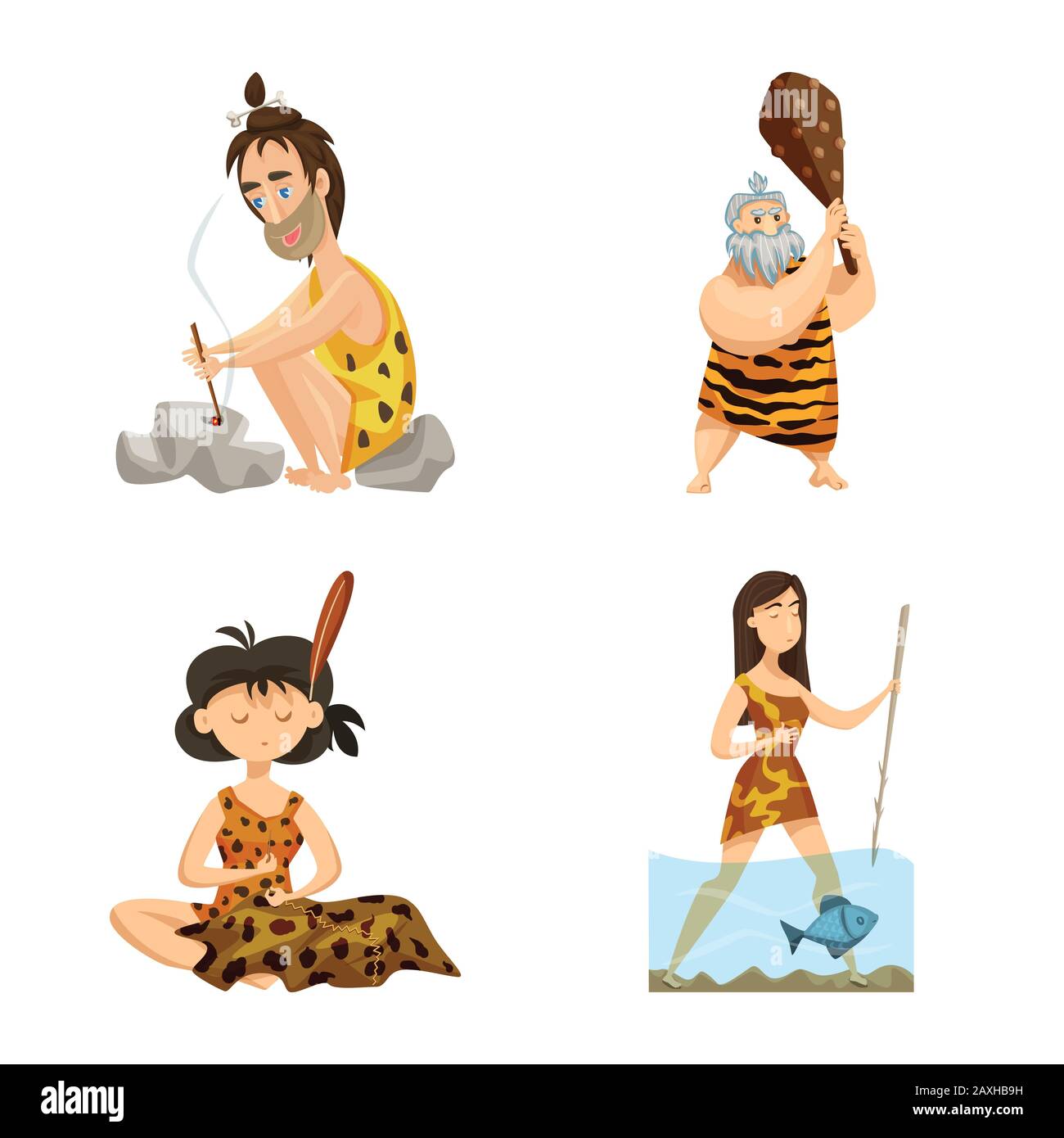 Human Aging Process Clipart Fish
