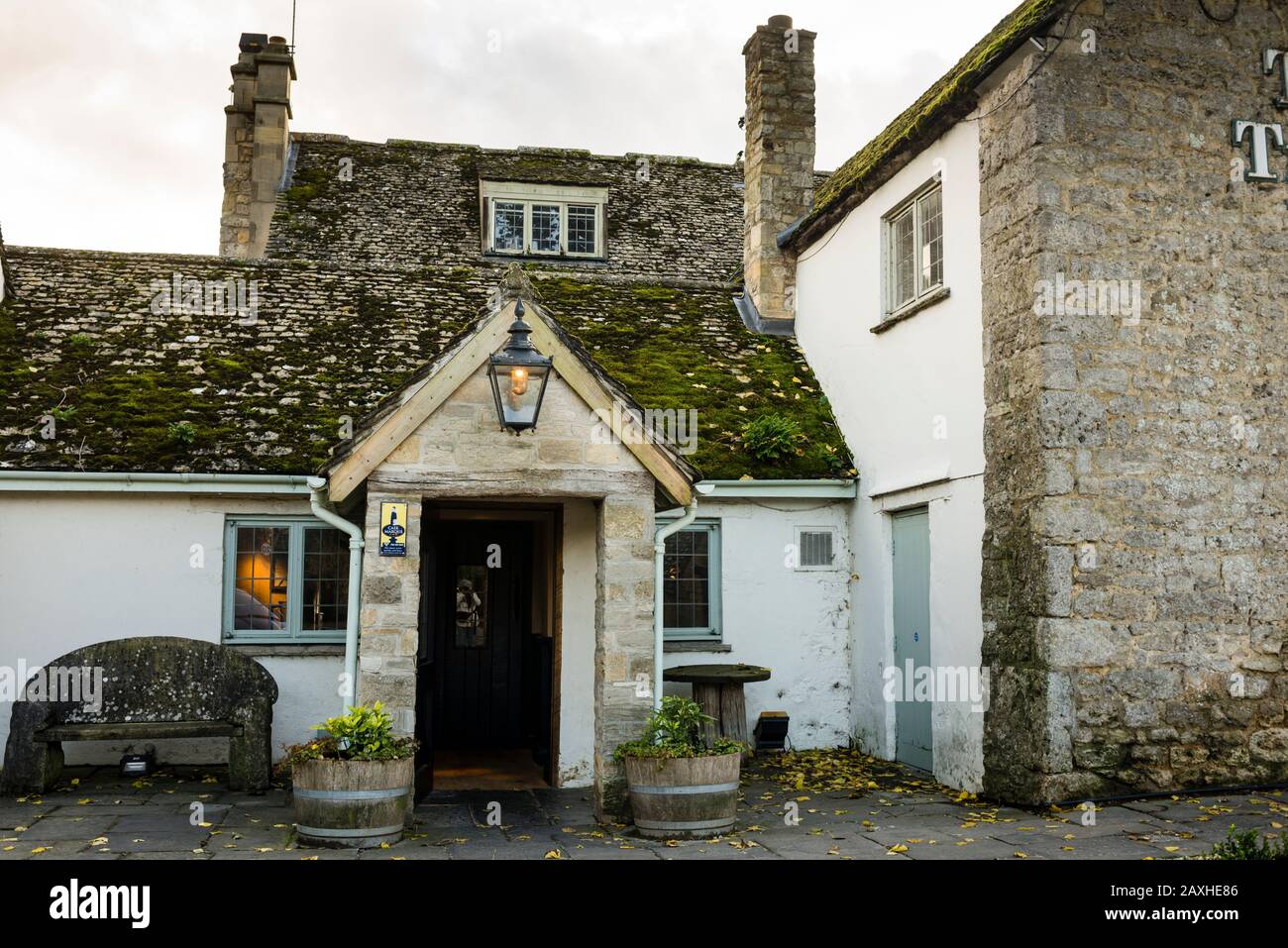 The Trout Inn in Wolvercote scenic location in England. Stock Photo
