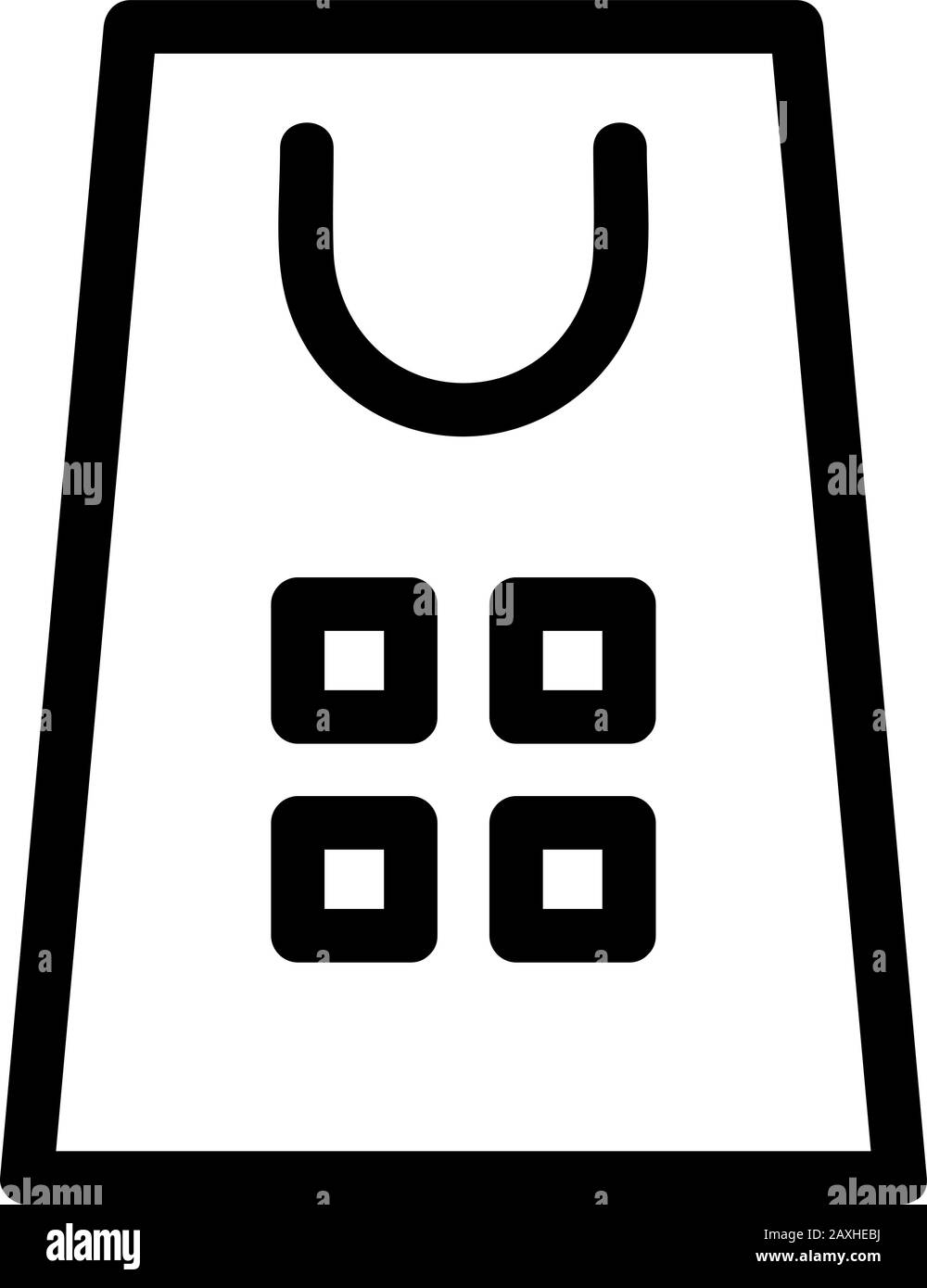 The Bar Code Is An Icon Vector Isolated Contour Symbol Illustration