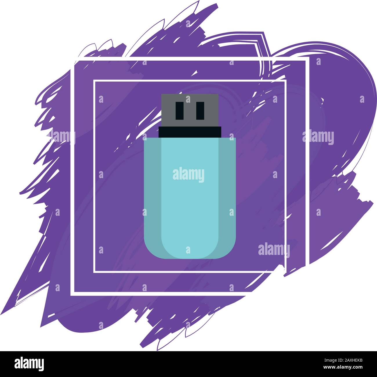 usb memory flash isolated icon Stock Vector Image & Art - Alamy