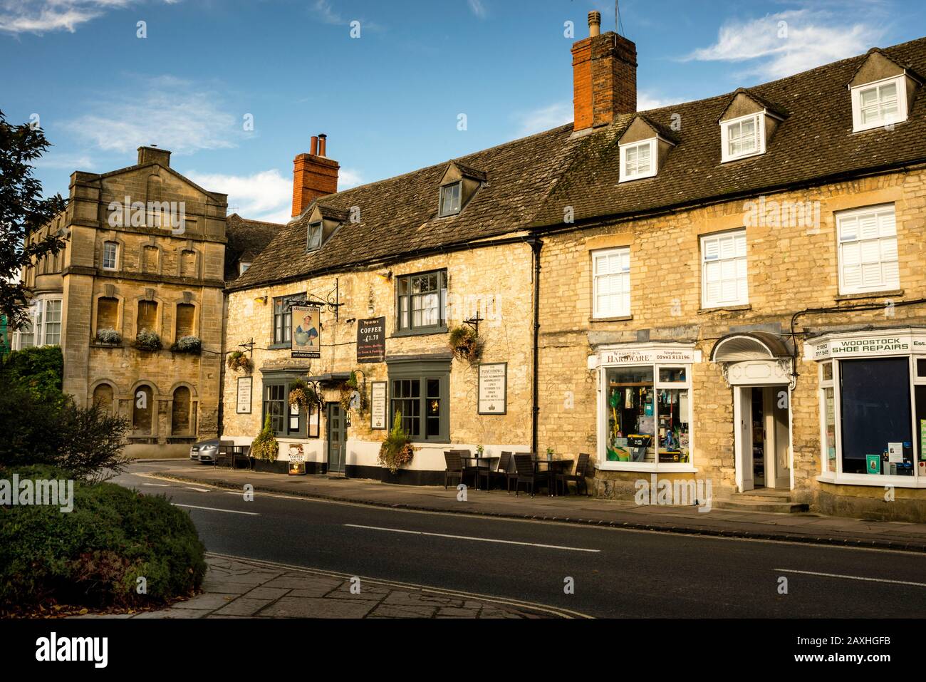 The Punch Bowl and Woodstock Hardware housed in traditional English