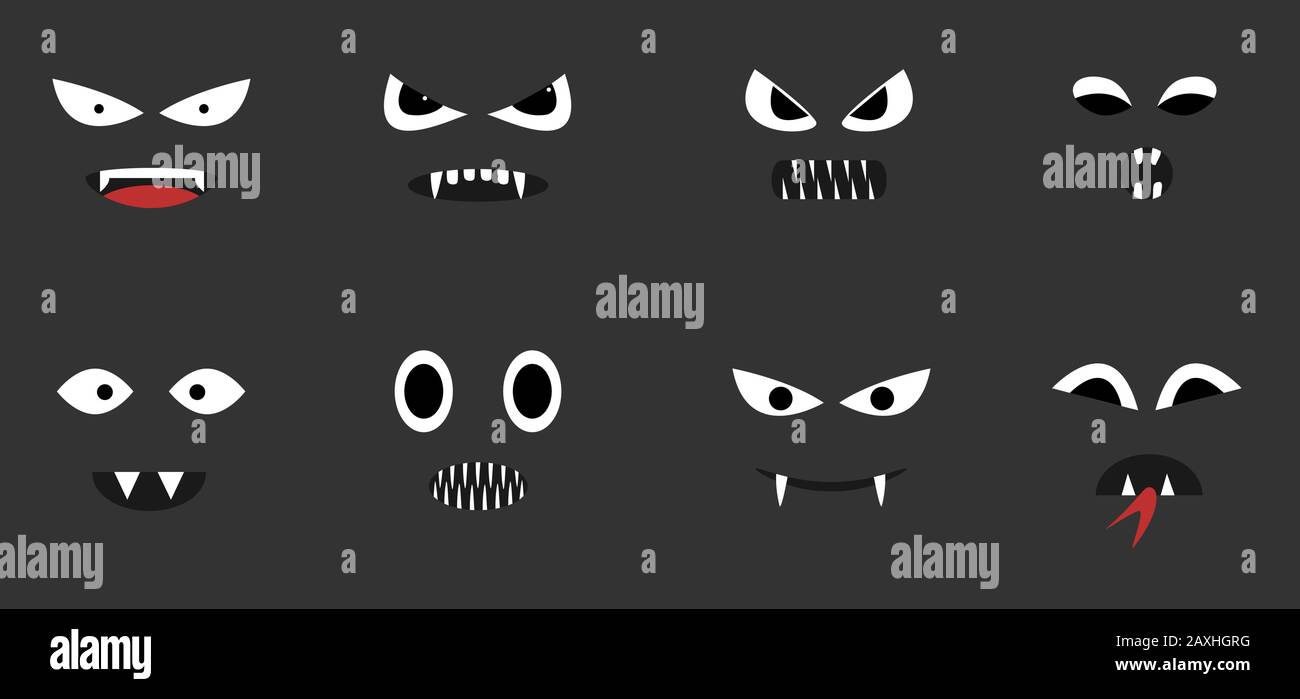 Vector Cartoon monsters Stock Vector