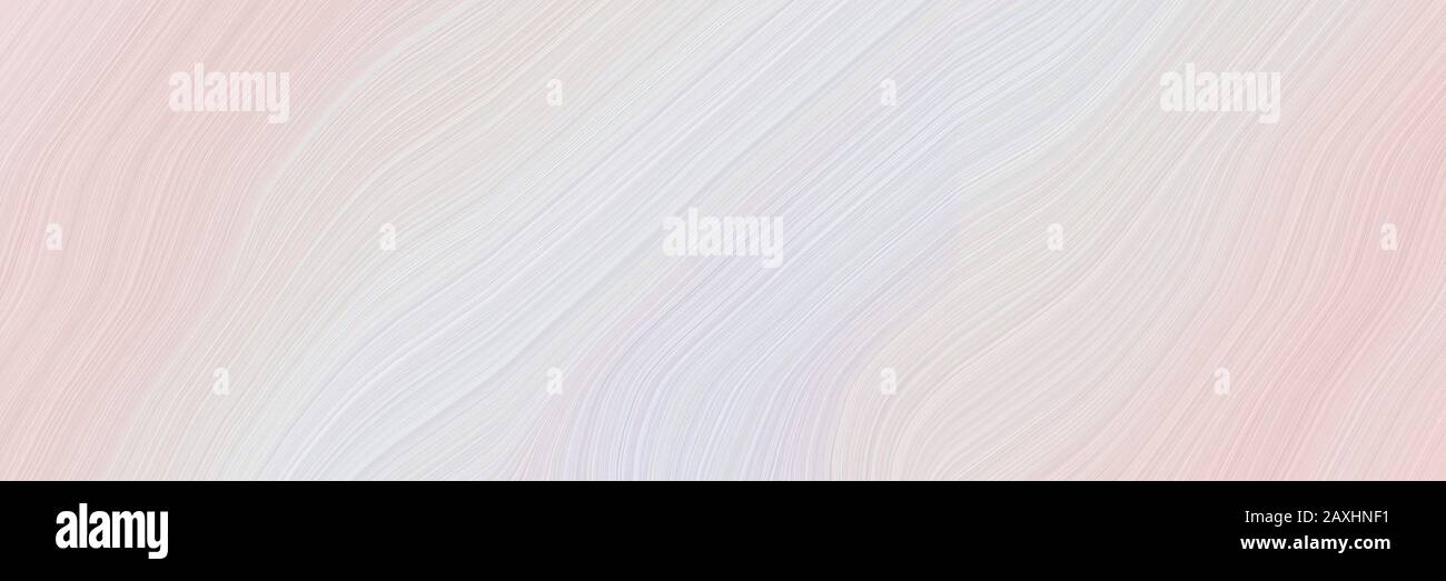 modern horizontal header with light gray, misty rose and lavender ...