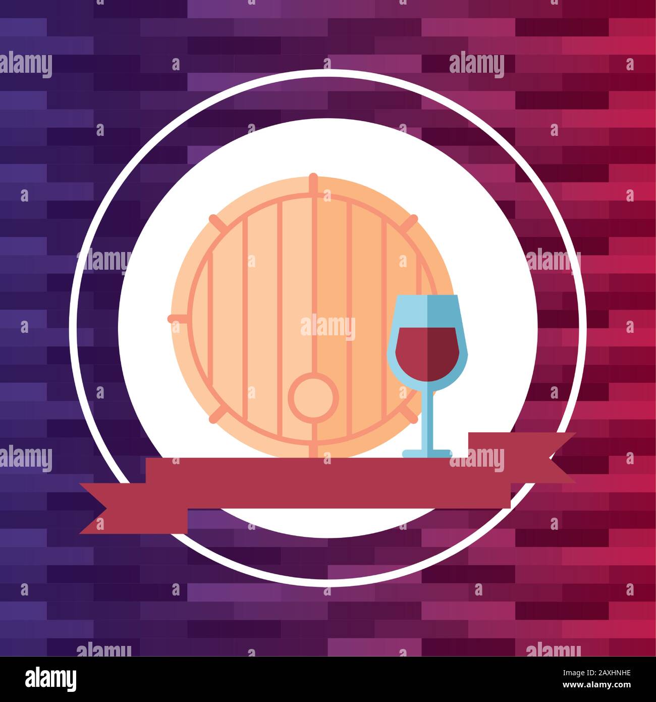 wine barrel drink isolated icon Stock Vector Image & Art - Alamy
