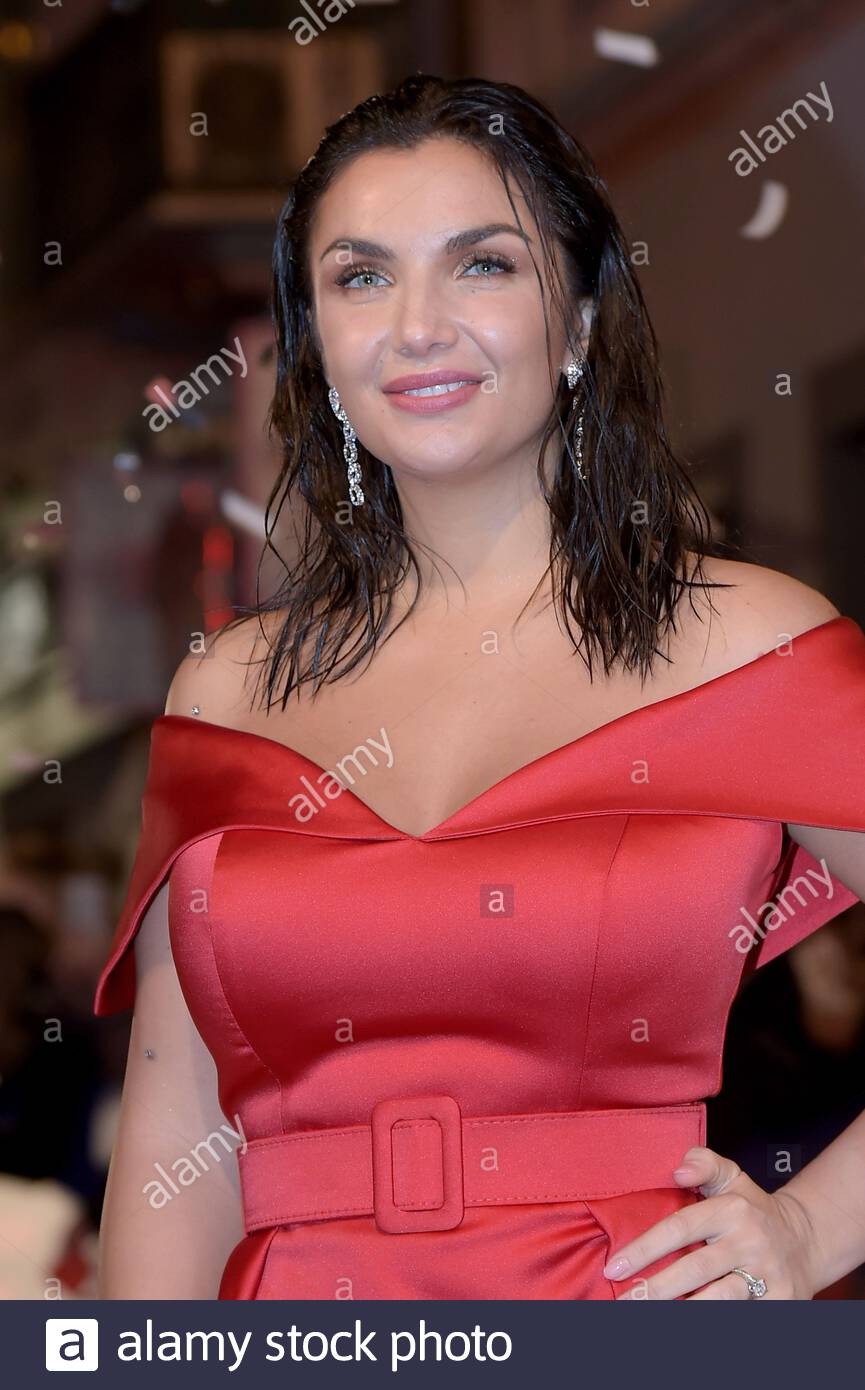 Elettra Lamborghini Sanremo 08 02 2020 Stock Photo Alamy