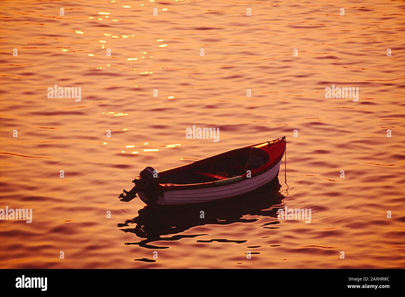 Boat calm water hi-res stock photography and images - Alamy