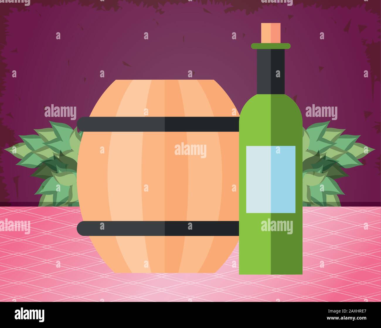 wine barrel drink isolated icon Stock Vector Image & Art - Alamy