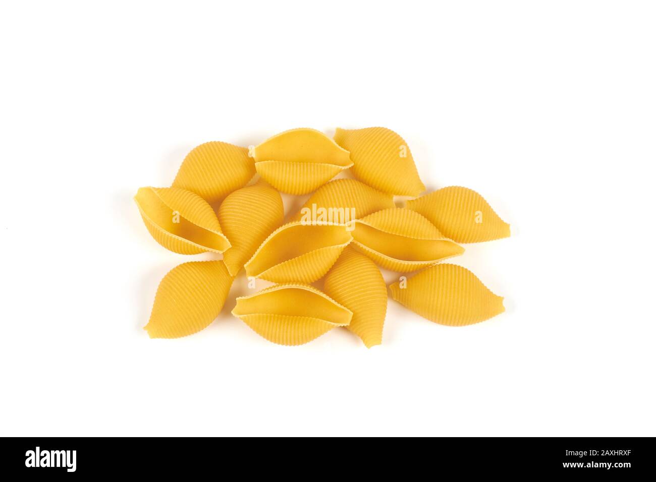 conchiglioni pasta shells , isolated on a white background Stock Photo Alamy