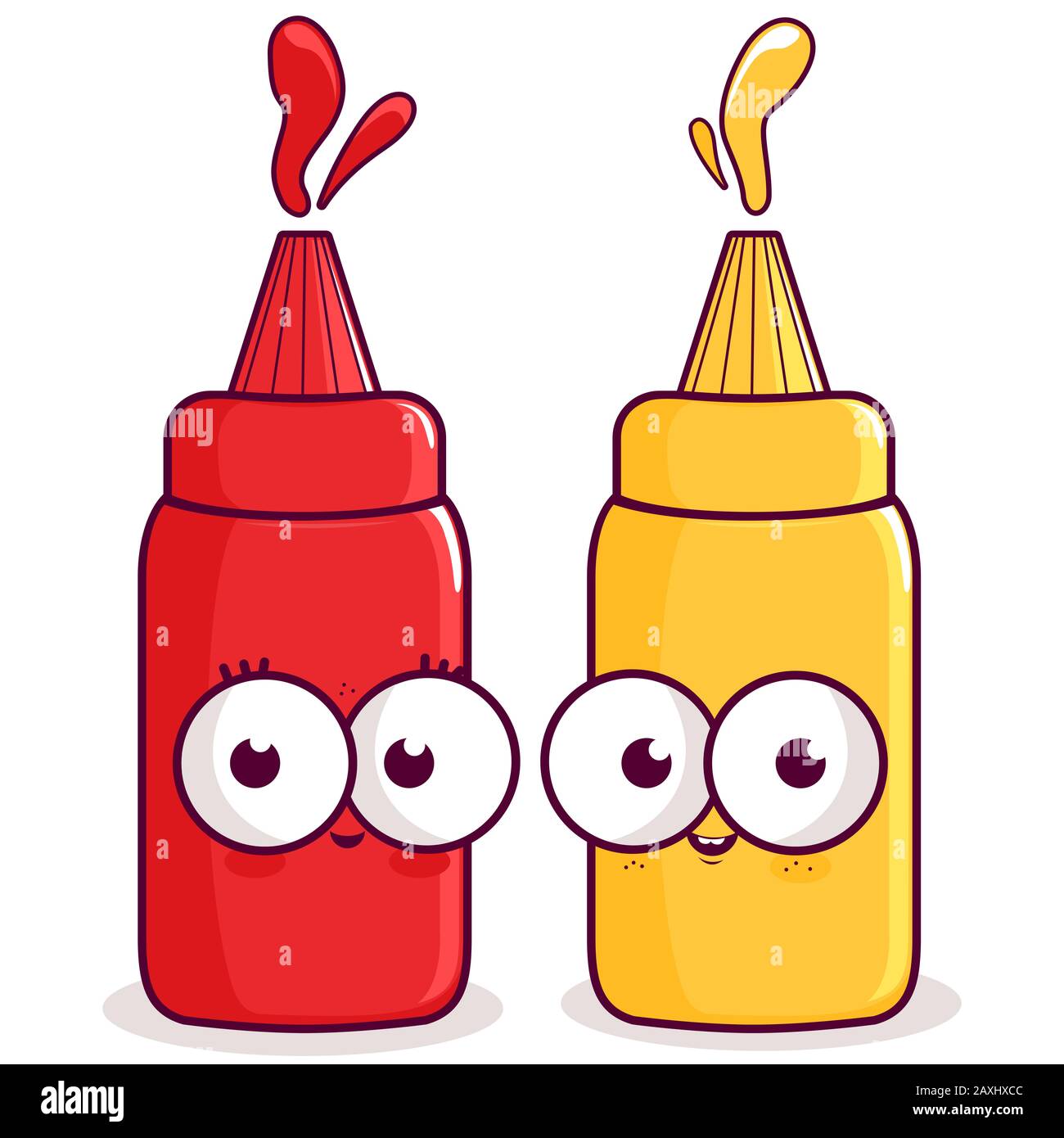 Cartoon ketchup hi-res stock photography and images - Alamy
