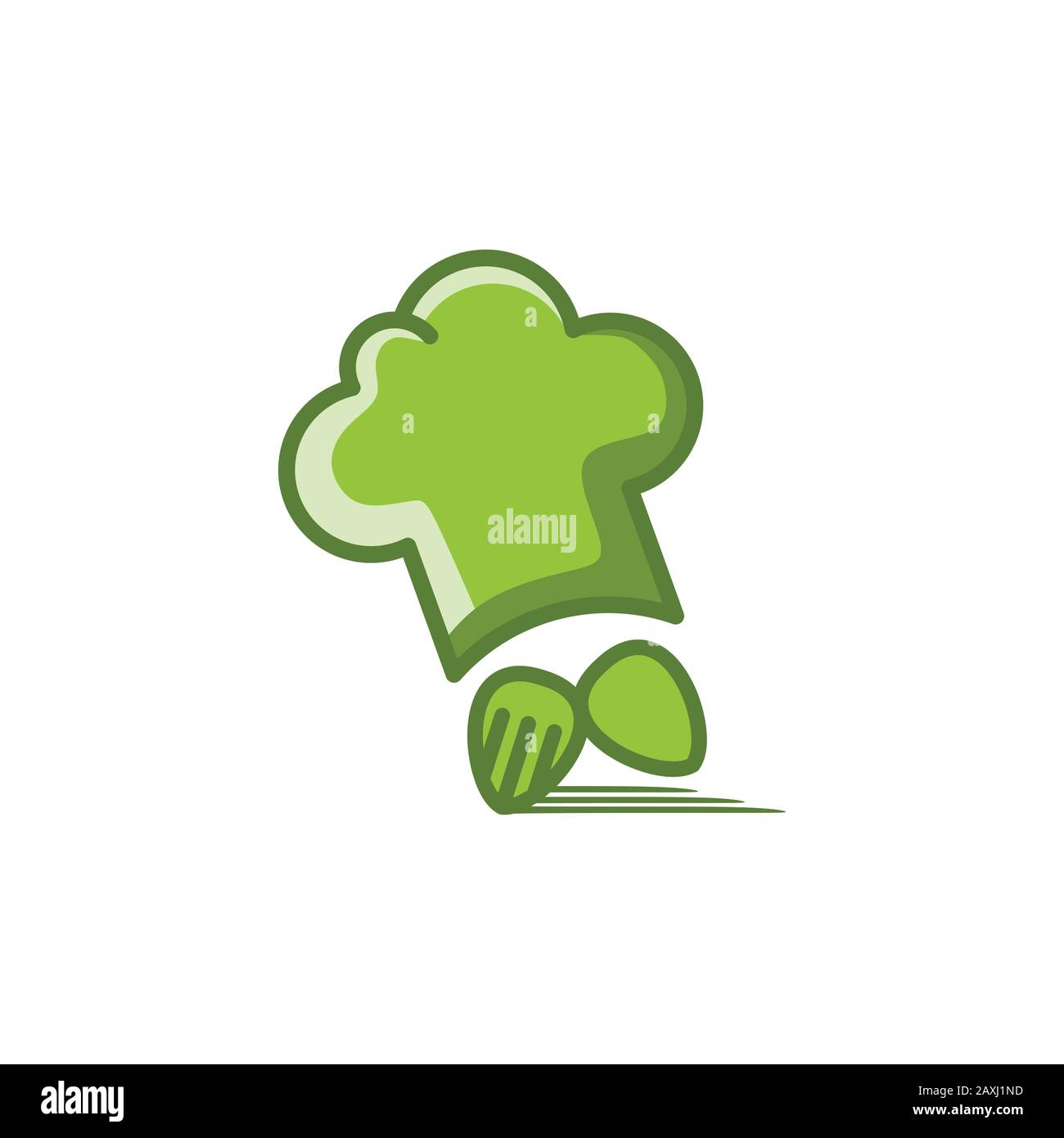 chef hat. spoon and fork. fast delivery logo Ideas. Inspiration logo