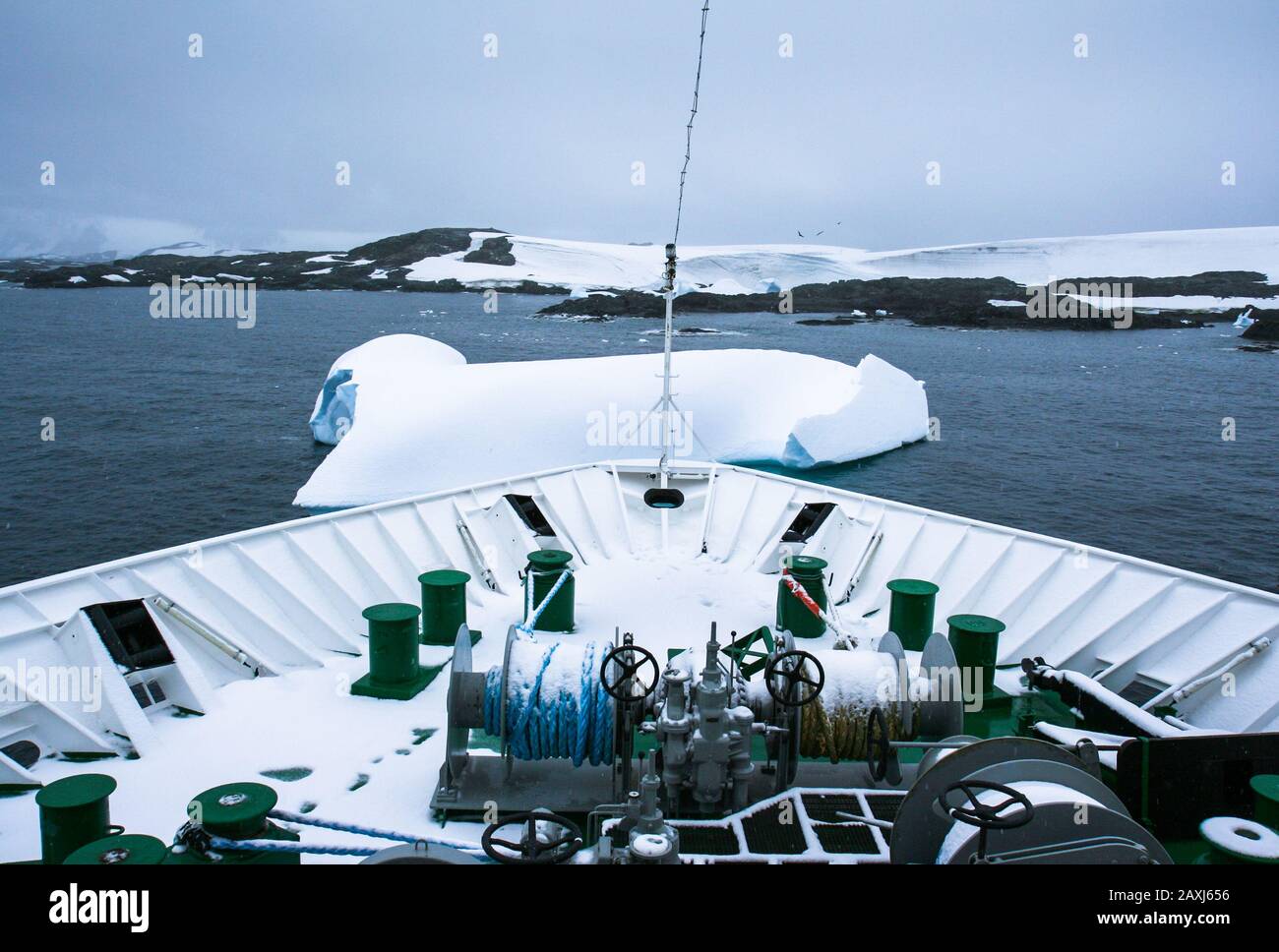 Iceberg ahead. Antarctica Stock Photo Alamy