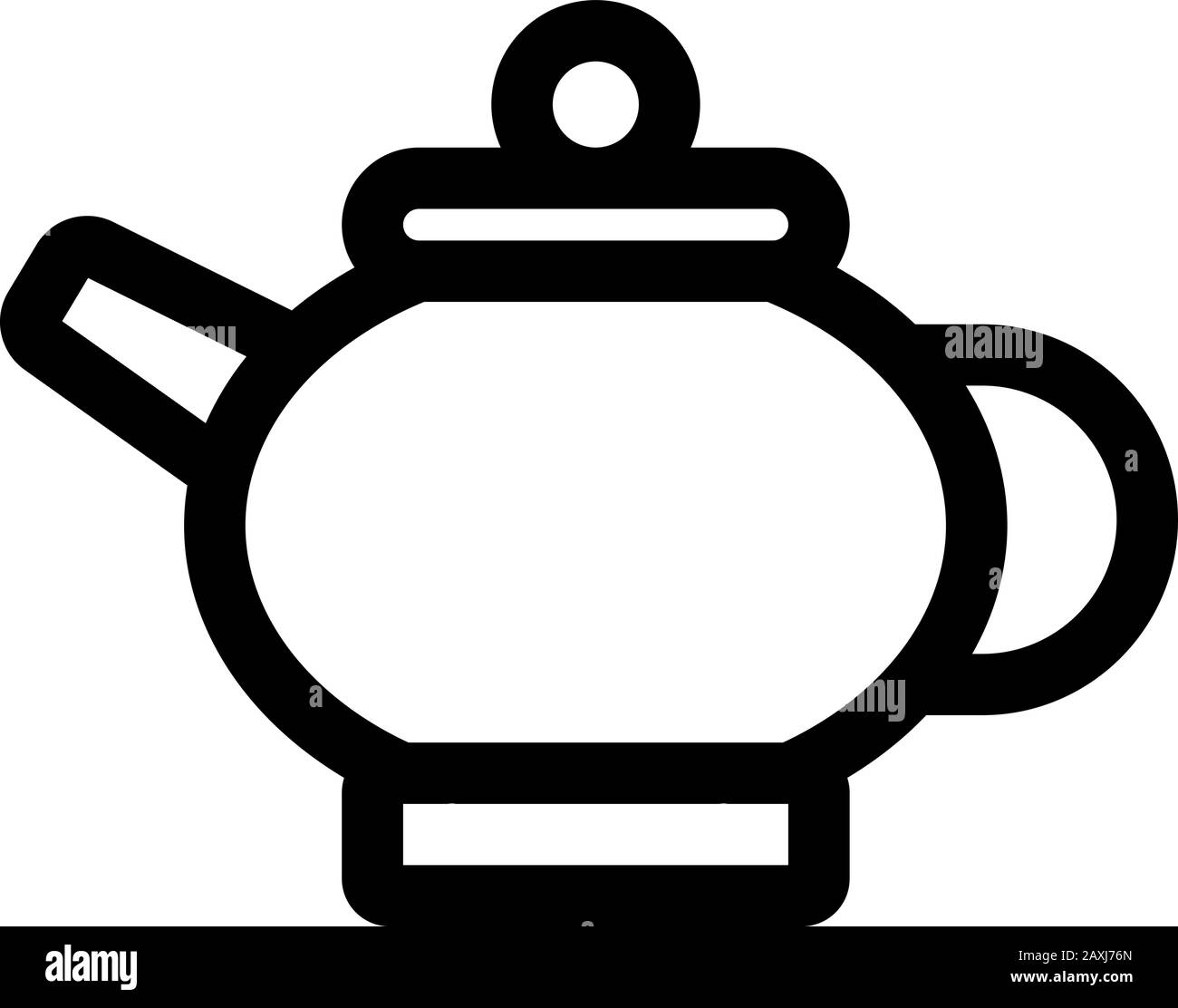 tea icon vector. Isolated contour symbol illustration Stock Vector