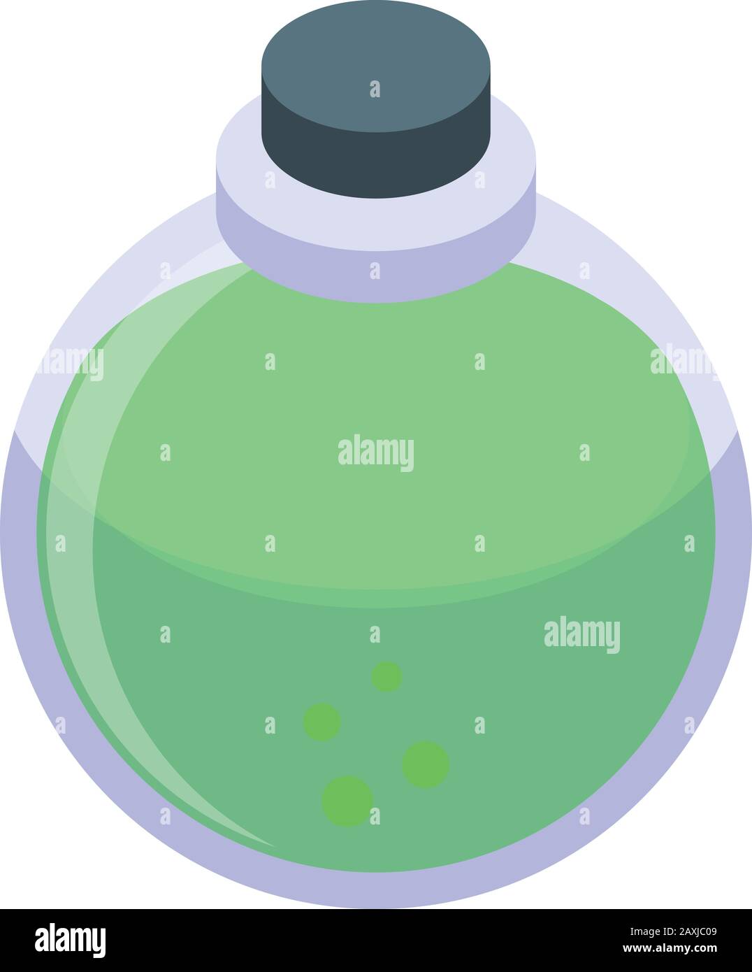Potion icon, isometric style Stock Vector
