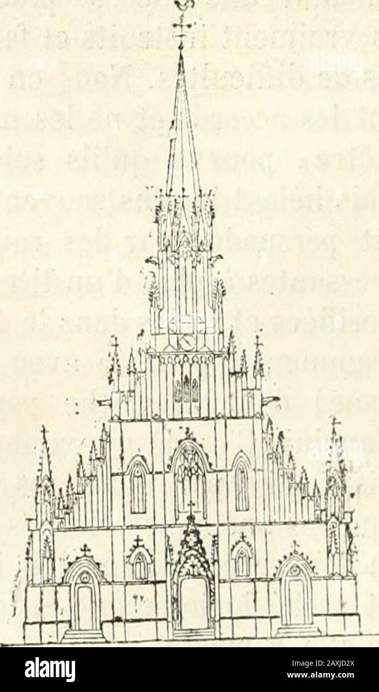 Revue de l'art chrétien . et qui se disaientpeut-être comme Alcuin : SEMPER IN STERNUM FACIAT H^C CLOCLLA TANTTM cu.miw! [Poem. 203.) LABBÉ JULES CORBLET,Dlrcrlenr de la lUvun. COUP-DŒIL SLR LES TRAVAUX DE CONSTRUCTION OU DE RESTAURATION EN STYLE DU MO Y E H -AGE.EXÉCUTÉS EN BELGIQUE DEPUIS 1830 P E l! X l E M E ARTICLE. PROVINCE DANVERS. Anvers. — La magnifique et célèbre tour de léglise de Notre-Dame,qui égale presque en élévation et en beauté celle de Strasbourg, a étérestaurée sur toute sa hauteur. Ce long et difficile travail, qui a duréplus de quinze ans, a été conduit avec une grande ha Stock Photo