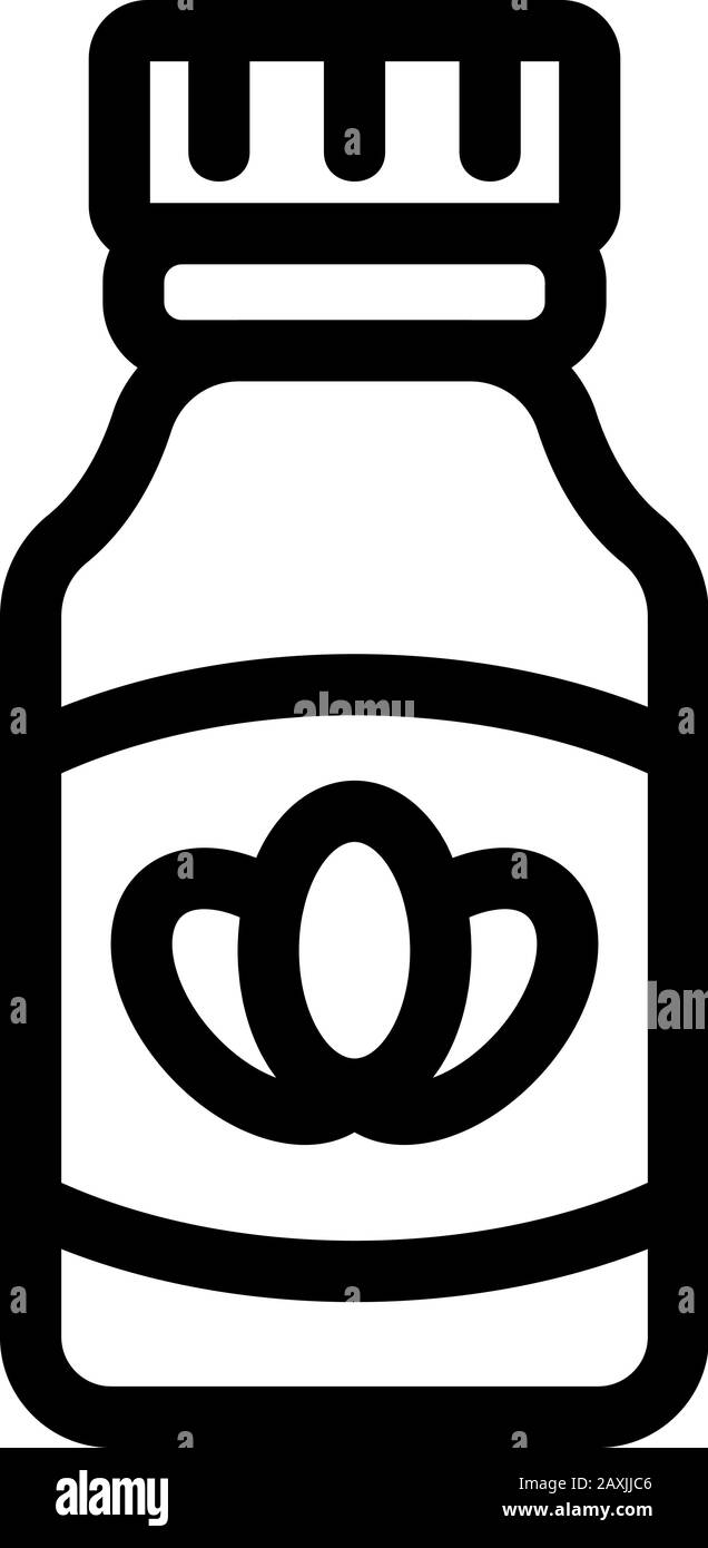 Lavender cream icon vector. Isolated contour symbol illustration Stock ...