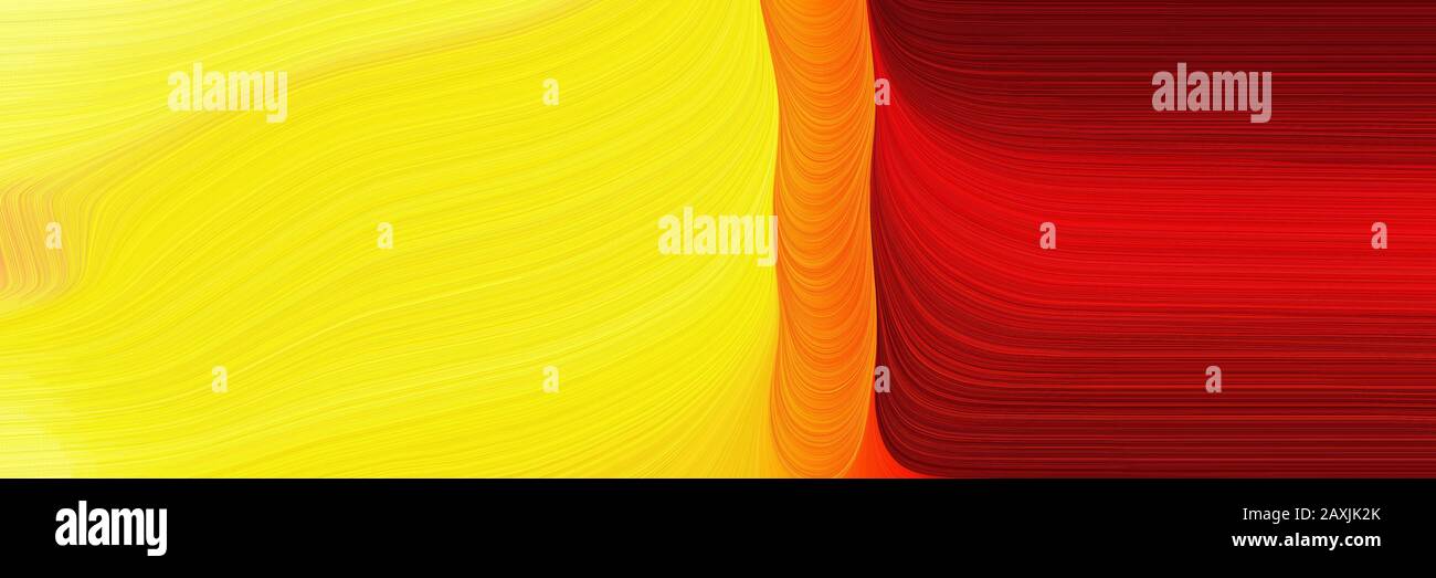 decorative designed horizontal header with strong red, gold and dark ...