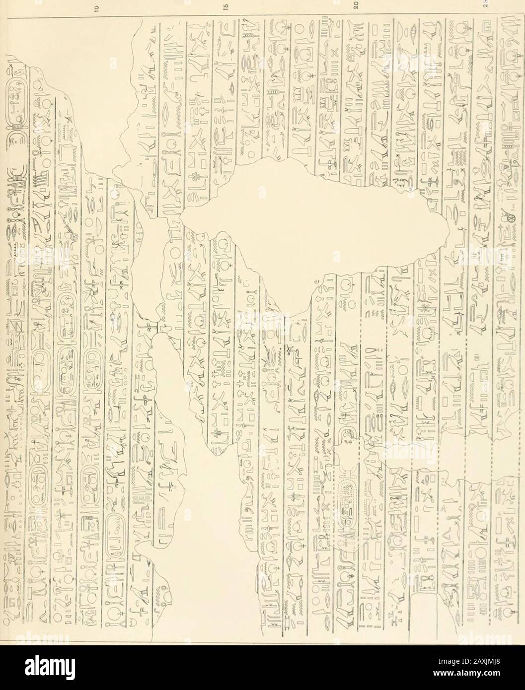 The rock tombs of El Amarna . y STELA S. Plate XXVI. .-?%^-*;%&gt; El Amarna V. TEXT OF BOU SQ UAK 1 rin. omits CDy m. S iS&gt; -® m- -® ^^ o Piw f^ i2(f; 31^ i5^^c:r;;L?^«»^ s^^i lU il snir -^ ^ n ^ o -w (tJl- ® -l^-l -Q—t, -^^fifi omits- -lU 00m © .&lt;£- (® ?)N z^:: SA^ll §PW Si tr ?cQi S?! r ^yP^. r& a @ I r-t)j 8 m 2&lt;f y H (0,[ ]. ai/- I o = fir ;^;^— ?r ?—Q I O o /:Hiiiiia-yiP^.u:bfijg^?Mg^iBaD naDi ^iSvJPtT t^a- - [O3 ^JT feo^ ^ cO, © (Wi^^I^^i^^^P^^-^-*-) u A ^^ ^4 ,   C3 in I &lt;& &lt;;:^ if 41Pf^- ®j( ® ARY STELAE. Plate XXVII. IV III II 1 ^^zm^u ^^m.muixmm - i--0^y^O-J^ w m| Stock Photo