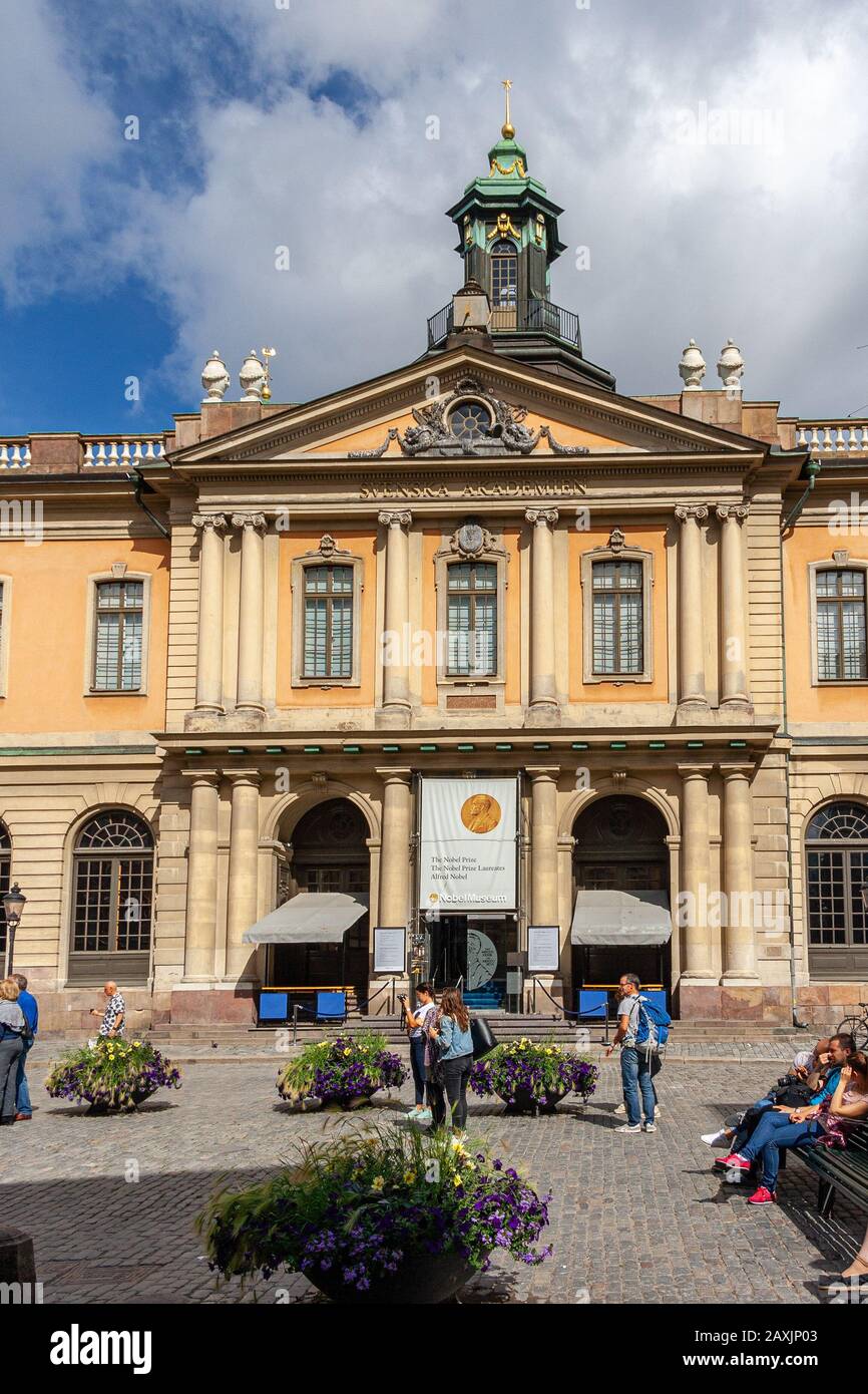Nobel Prize Museum, Stockholm, Sweden. Stock Photo