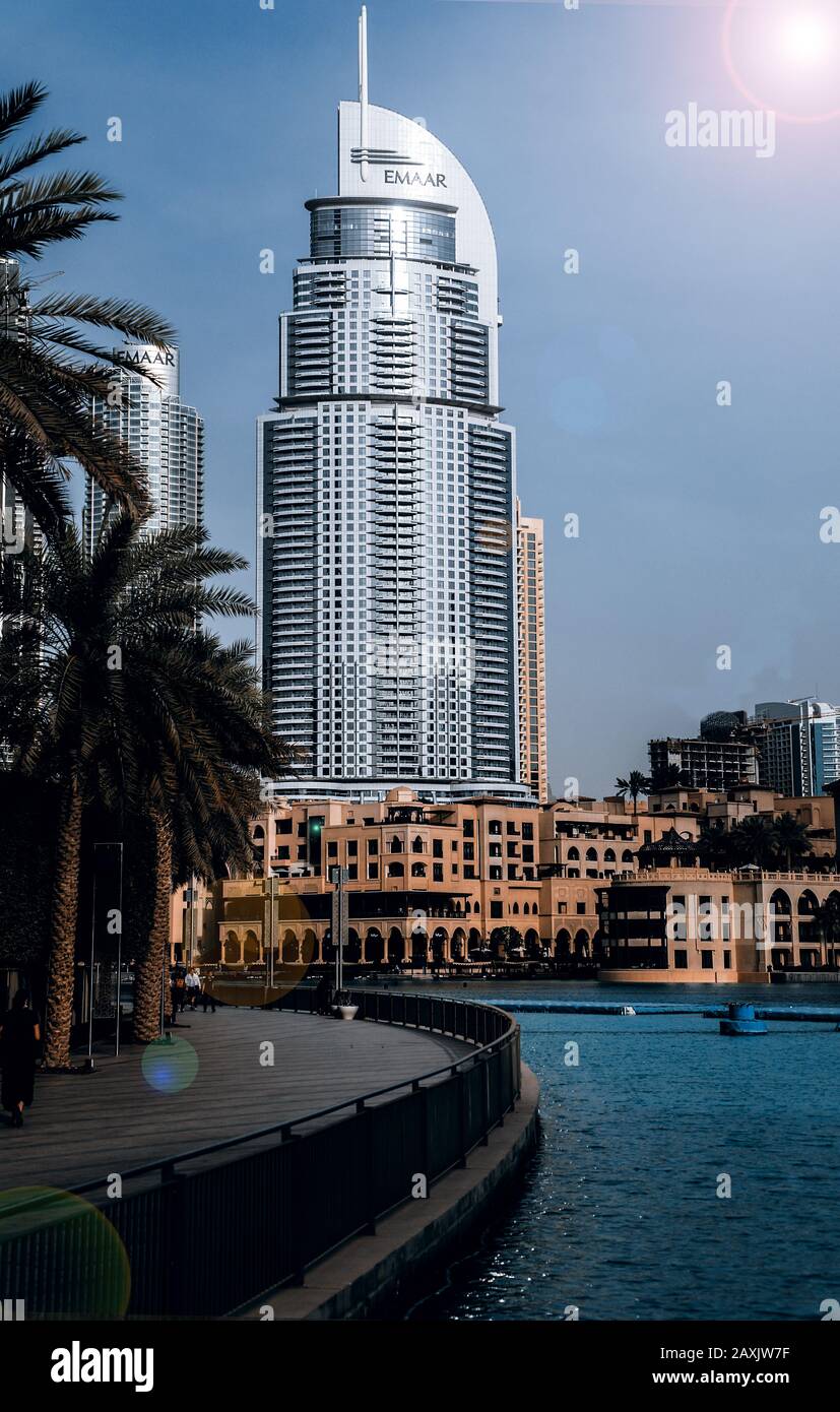 Emirates towers dubai creative hi-res stock photography and images - Alamy