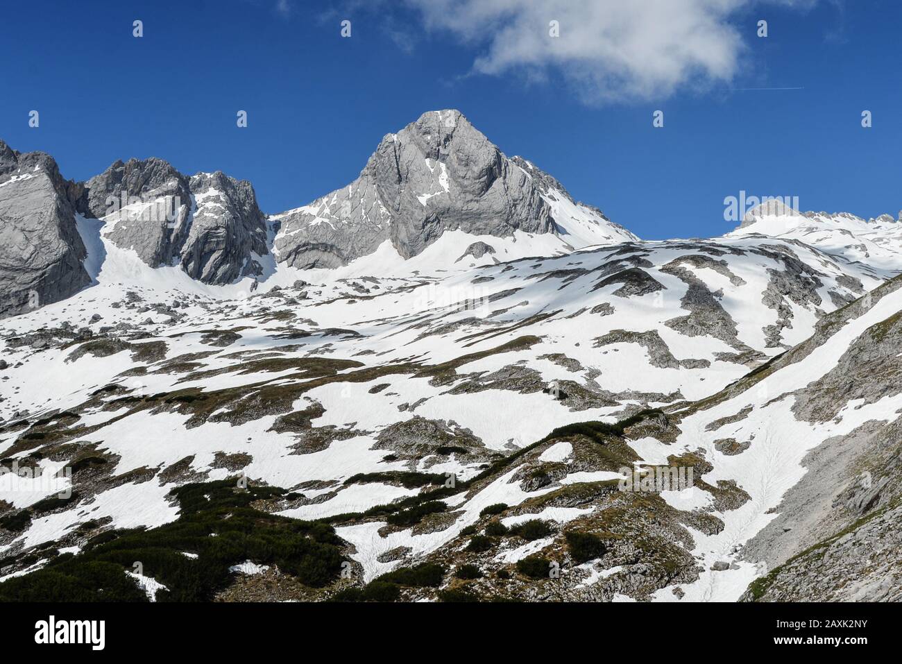 Alpine panorama Stock Photo