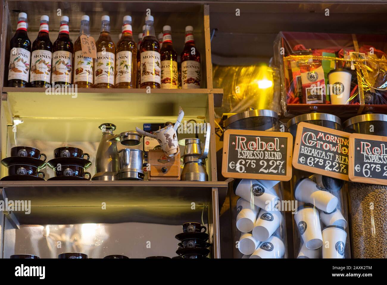 Cork Coffee Roasters cafe interior, Cork, Ireland Stock Photo Alamy