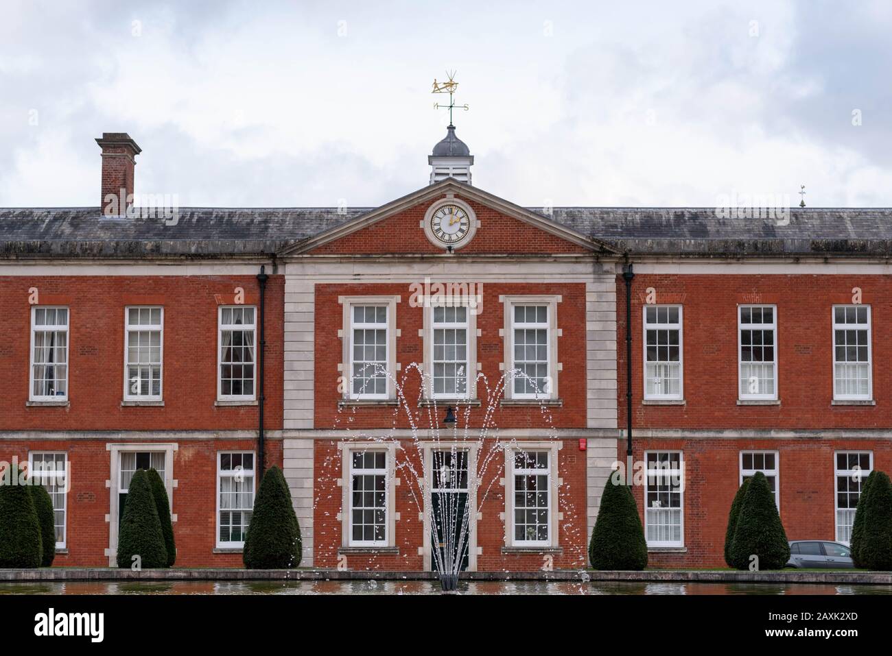 The historic Peninsula Square in Winchester, Hampshire, UK, originally