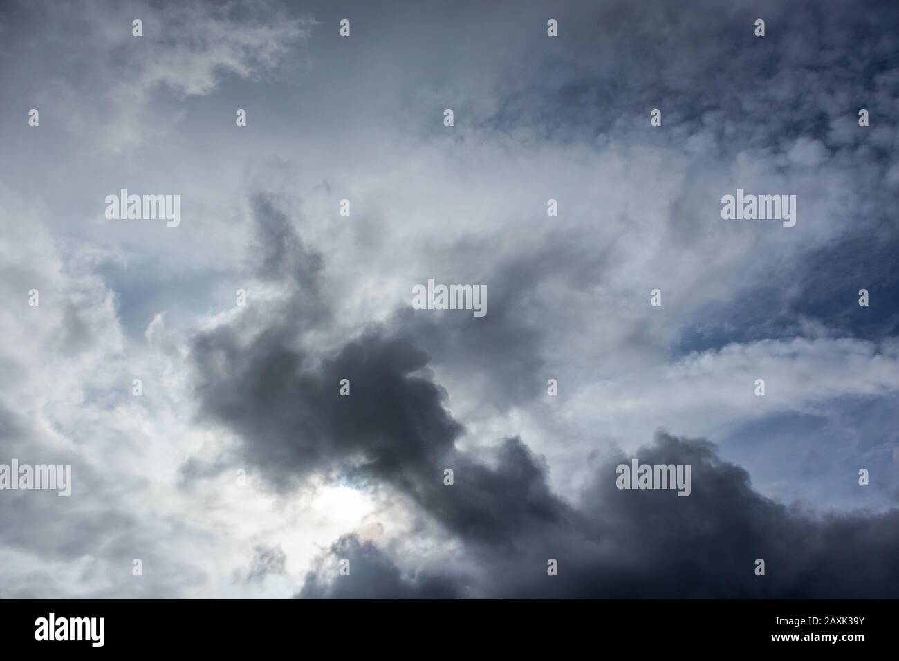 Dramatic dark clouds moody grey sky cloudscape stormy air heavy moody ...