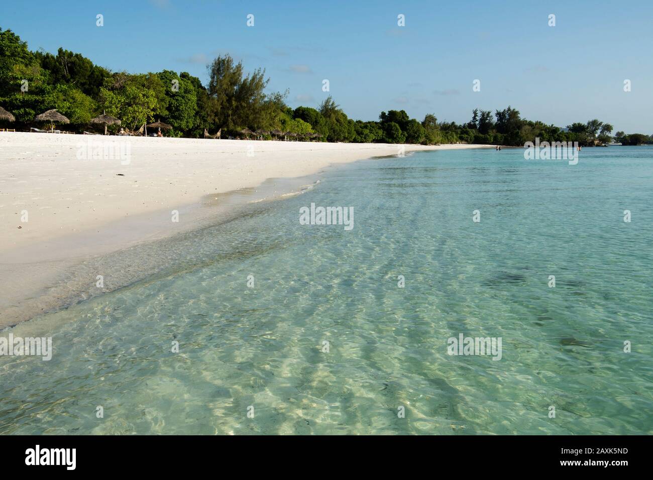 Beach, Pemba Island, Zanzibar Archipelago, Tanzania Stock Photo