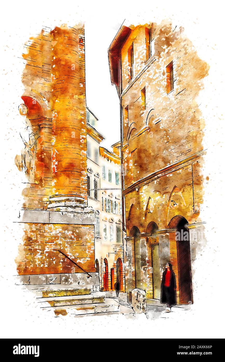 Siena Streets Stock Photos Siena Streets Stock Images Alamy