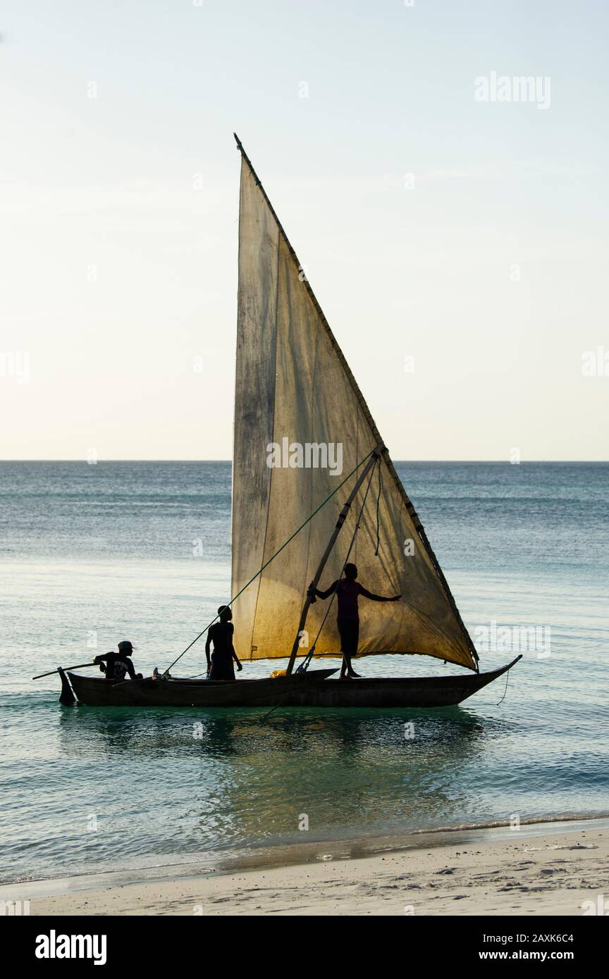 Dhow, Pemba Island, Zanzibar Archipelago, Tanzania Stock Photo