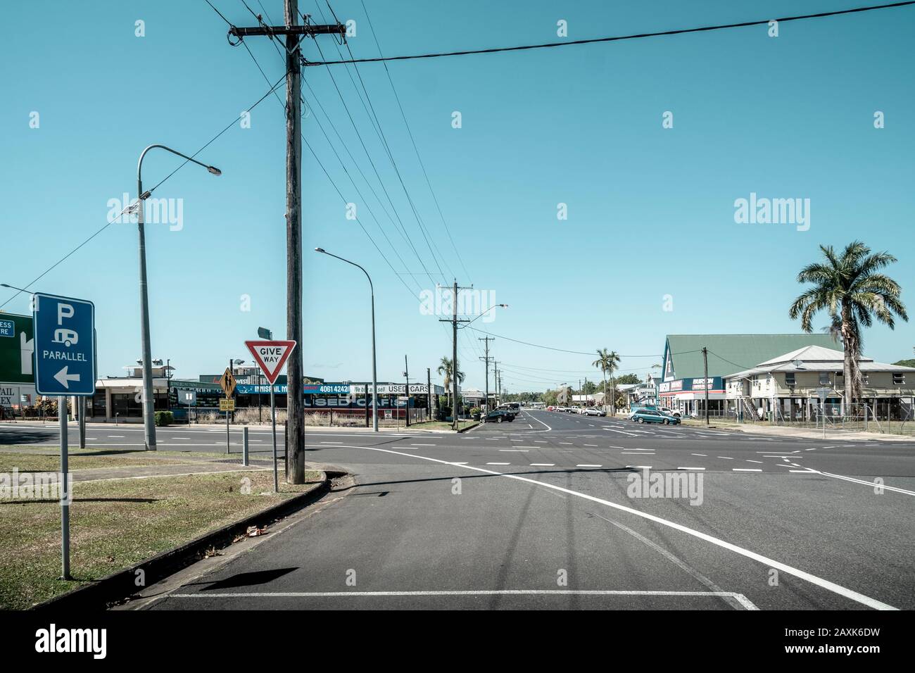 Australia, Street Scene, On the Road Stock Photo