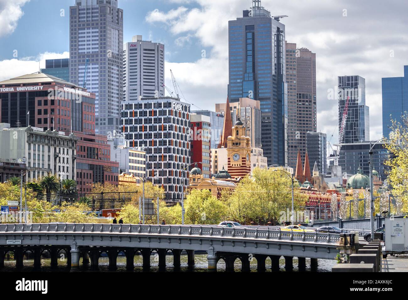 Melbourne, Cityscape, Australia, Victoria Province Stock Photo