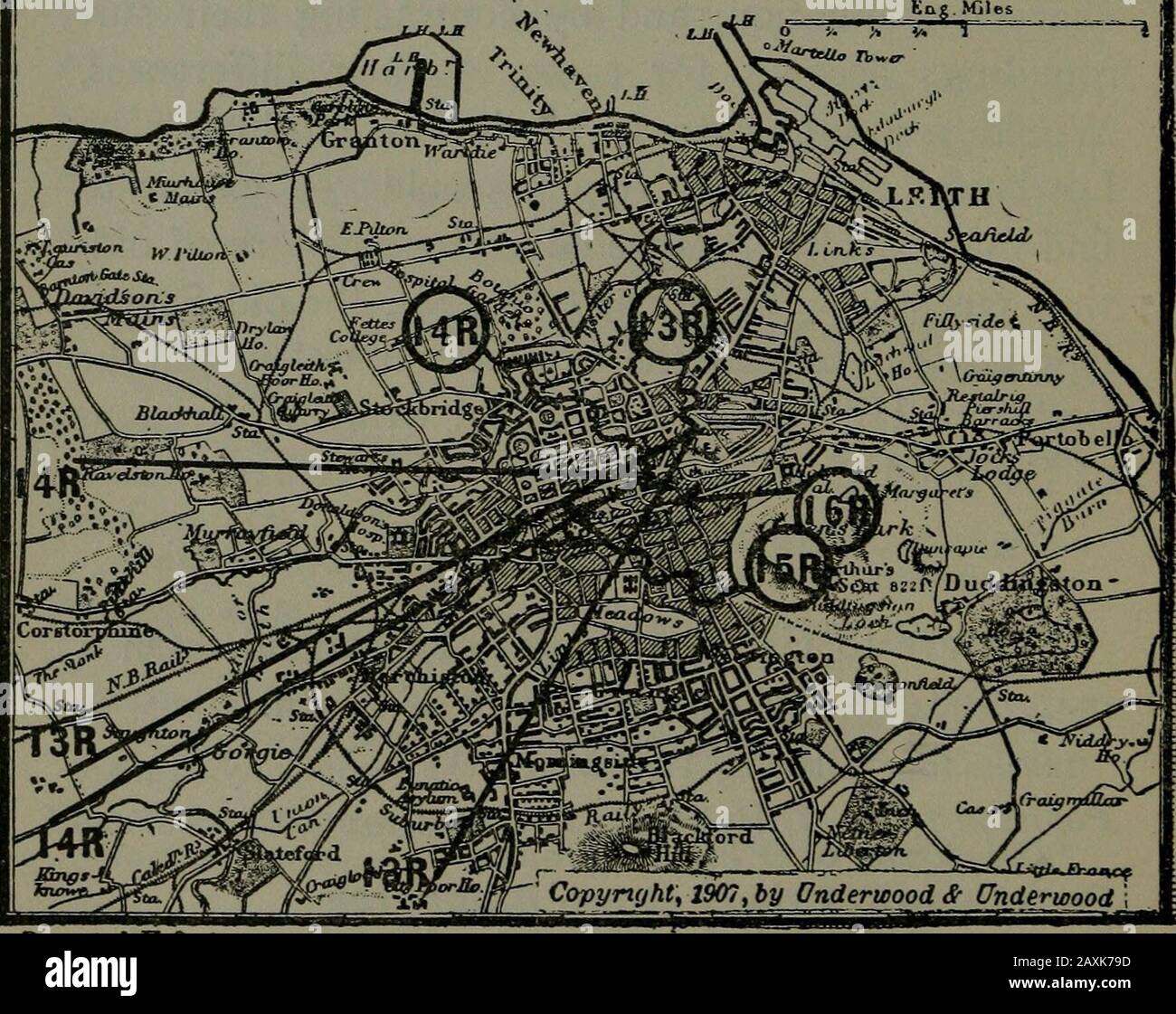 Geography Through The Stereoscope Gh You Are To Visit The Capital Of Scotland On Amap Find The City Also The Firth Of Forth Locate Four Following Positions On The Accompanying Map
