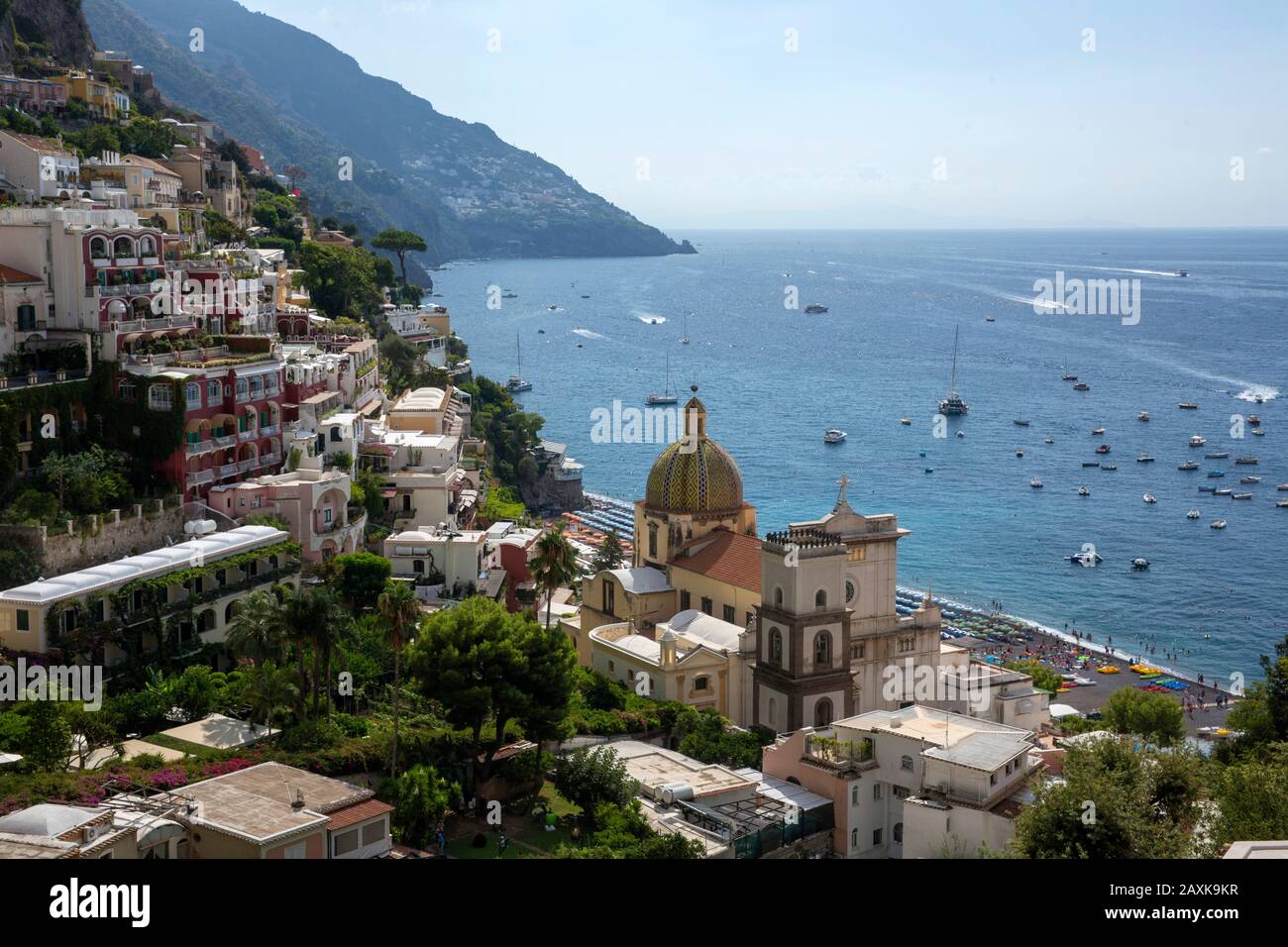 Positano an der Amalfiküste am Golf von Salerno Stock Photo - Alamy