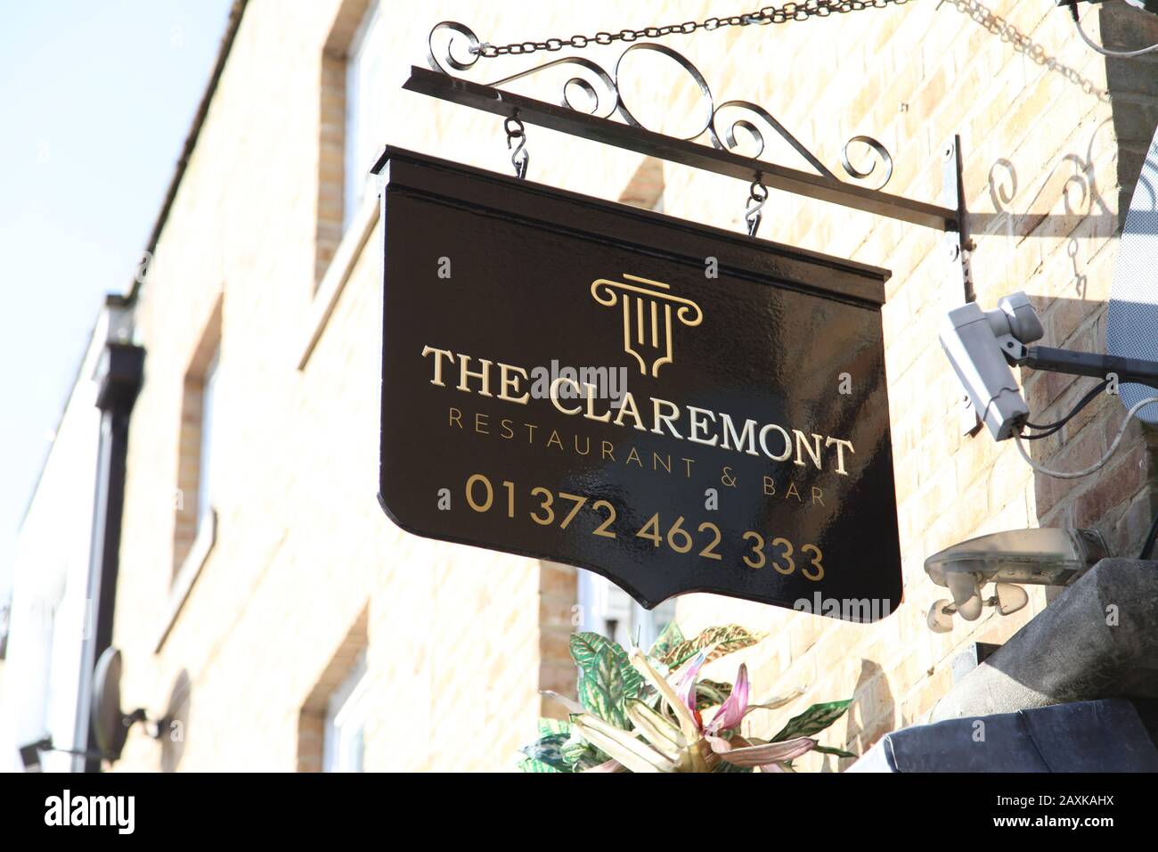 The Claremont Restaurant and Bar, Esher, Surrey, UK, February 2020 Stock Photo