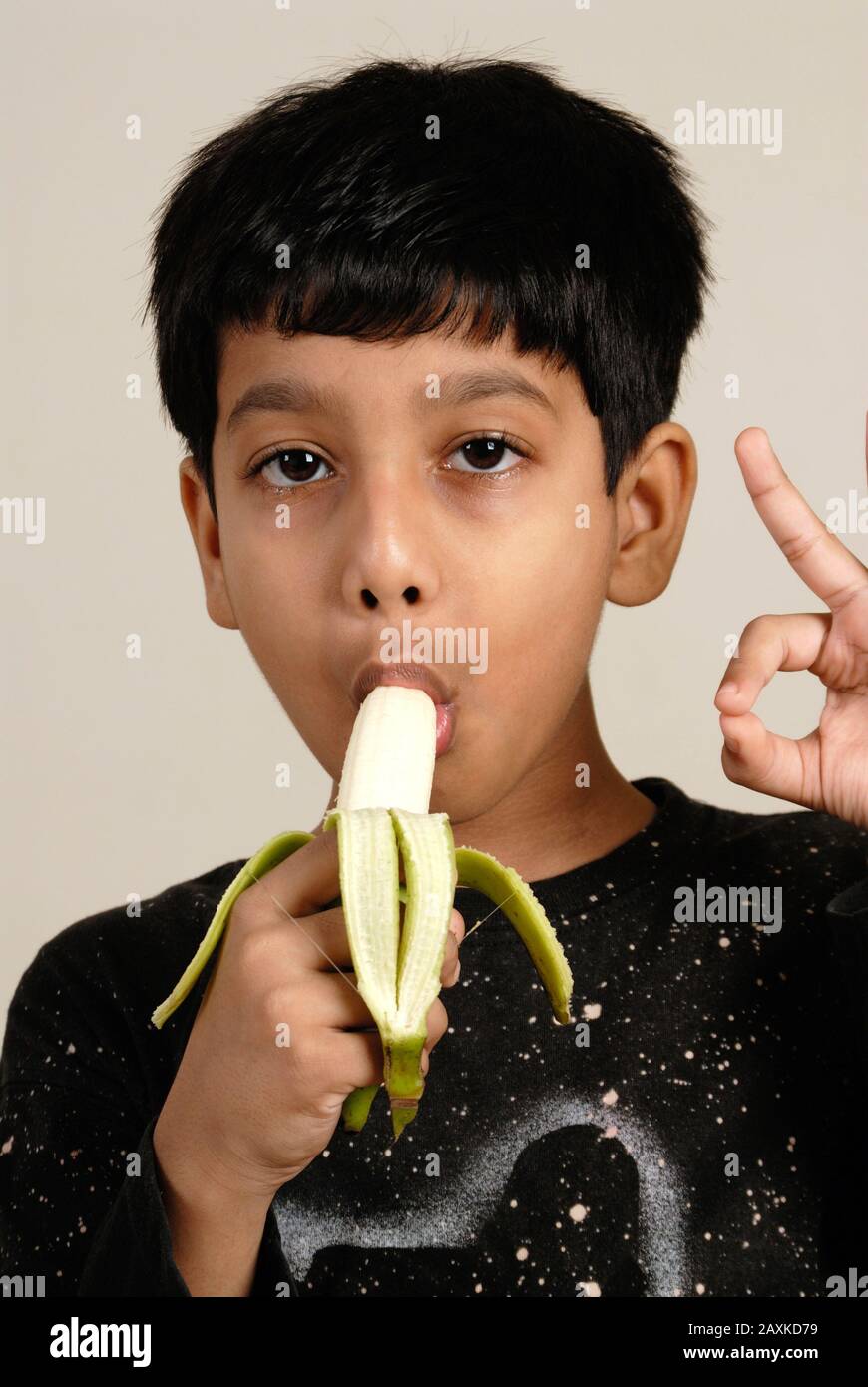 Mumbai, Maharashtra, India Asia, Oct. 01, 2006 Portrait of indian happy little cute boy