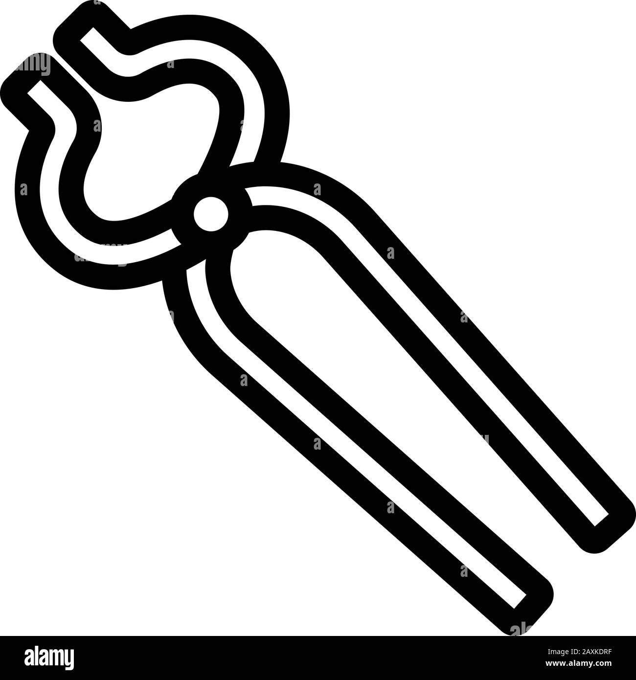 tongs icon vector. Isolated contour symbol illustration Stock Vector Image  & Art - Alamy
