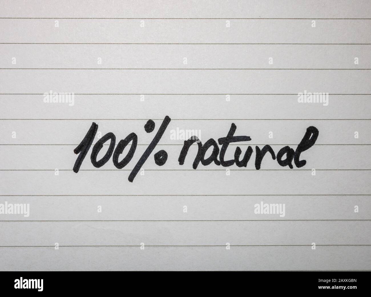 Natural product white sticker hi-res stock photography and images - Alamy