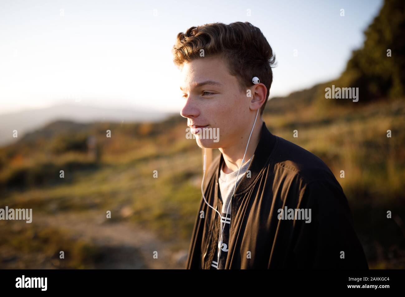 Portrait happy teenager boy hi-res stock photography and images - Alamy